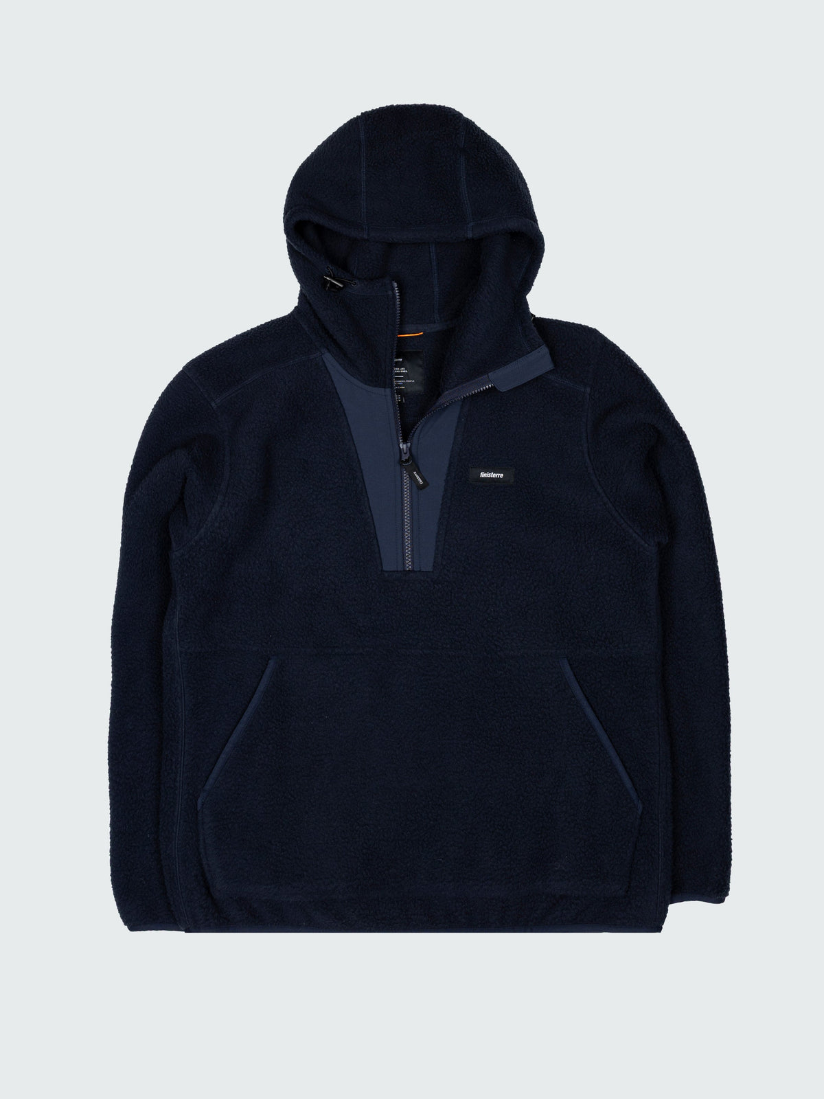 Recycled Fleece Hoodie in Navy - Bolster
