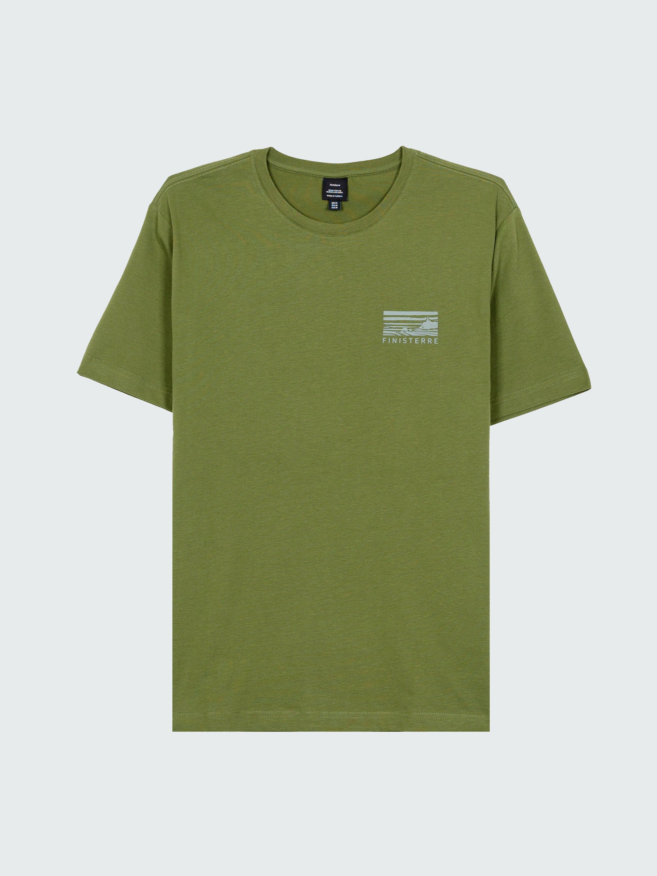 Organic Cotton T-Shirt in Seagrass - Cape