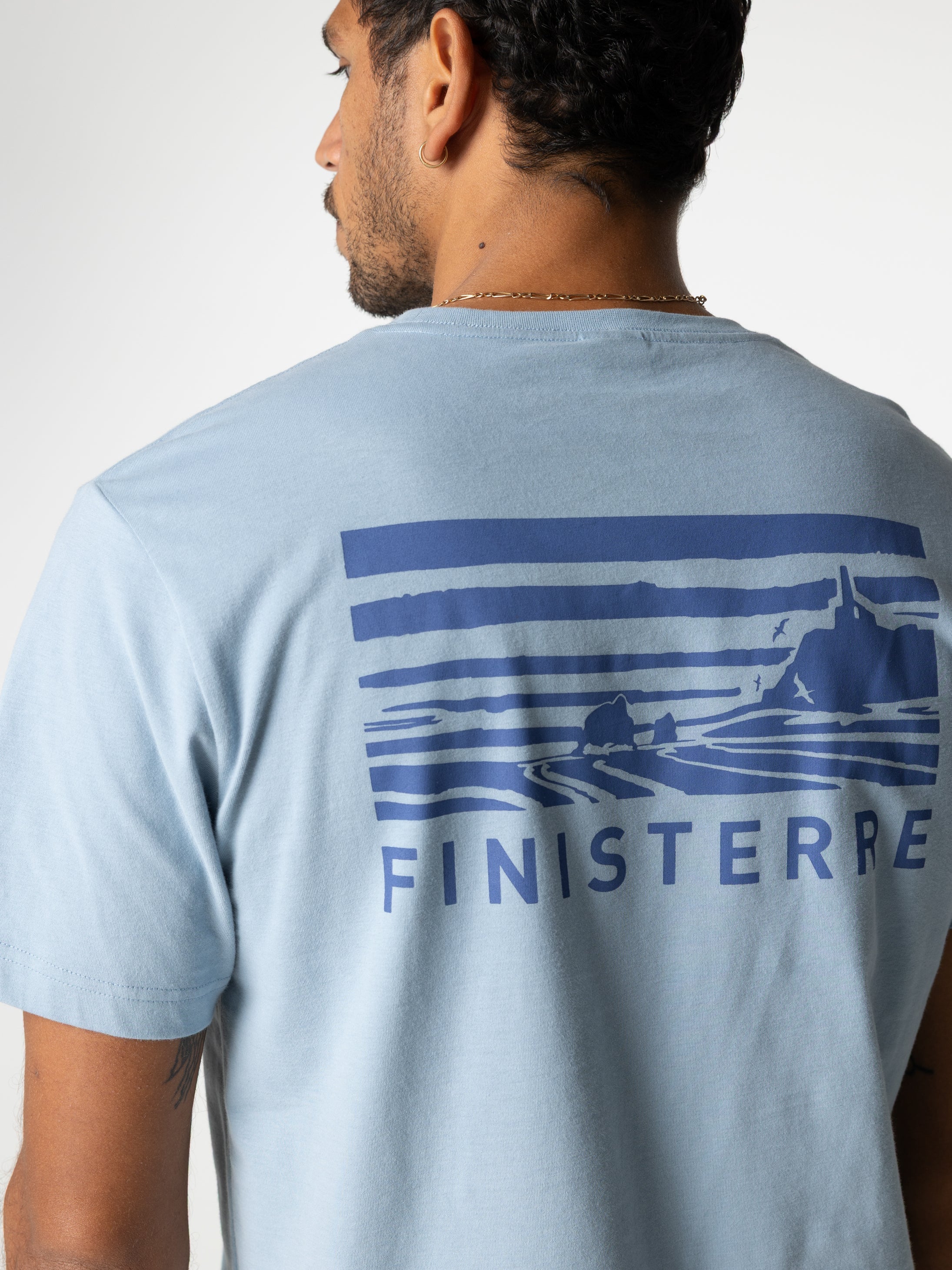 Organic Cotton T-Shirt in Blue - Cape