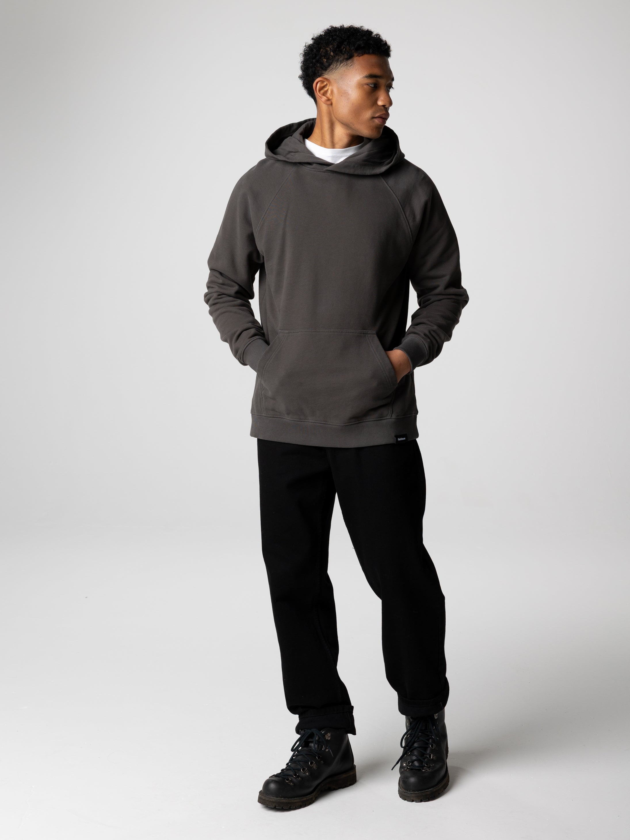 Organic Cotton Hoodie in Black - Coho
