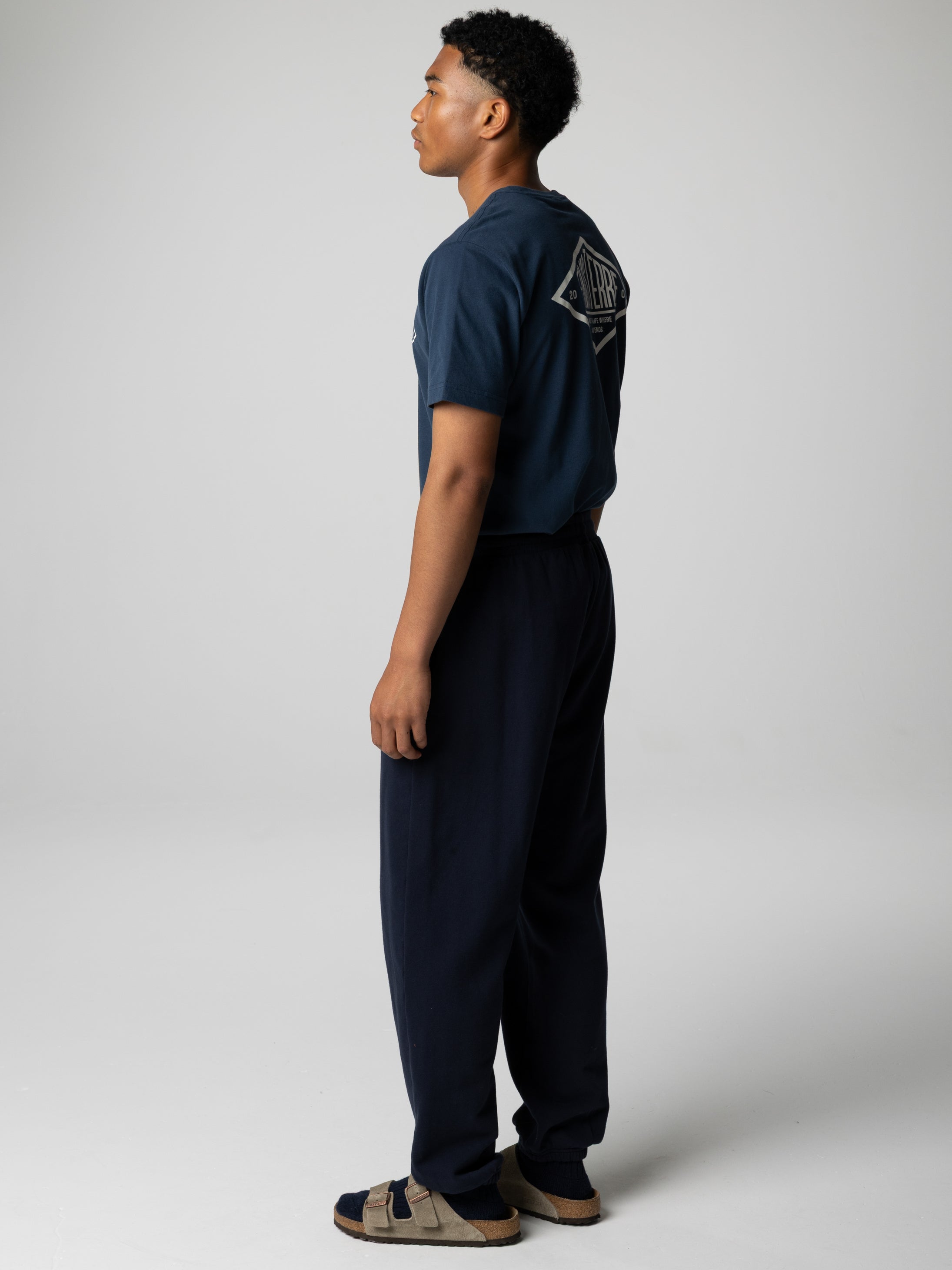 Organic Cotton Jogger in Navy - Coho