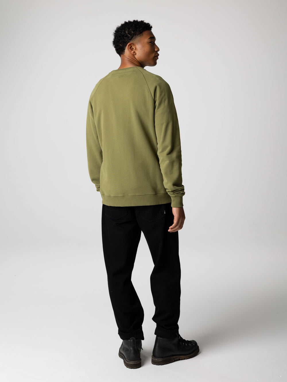Organic Cotton Sweatshirt in Seagrass - Coho