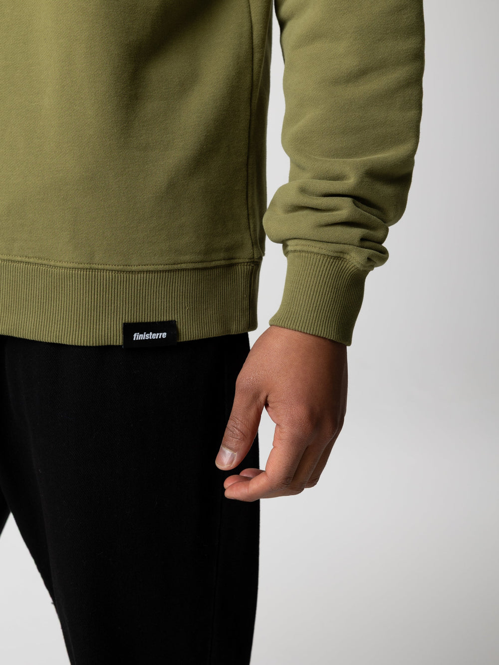 Organic Cotton Sweatshirt in Seagrass - Coho