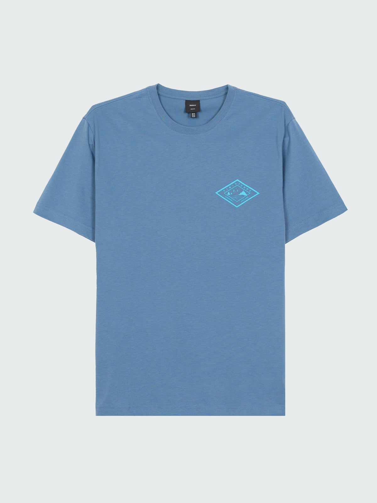 Organic Cotton T-Shirt in Blue - Diamond