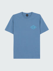 Organic Cotton T-Shirt in Blue - Diamond