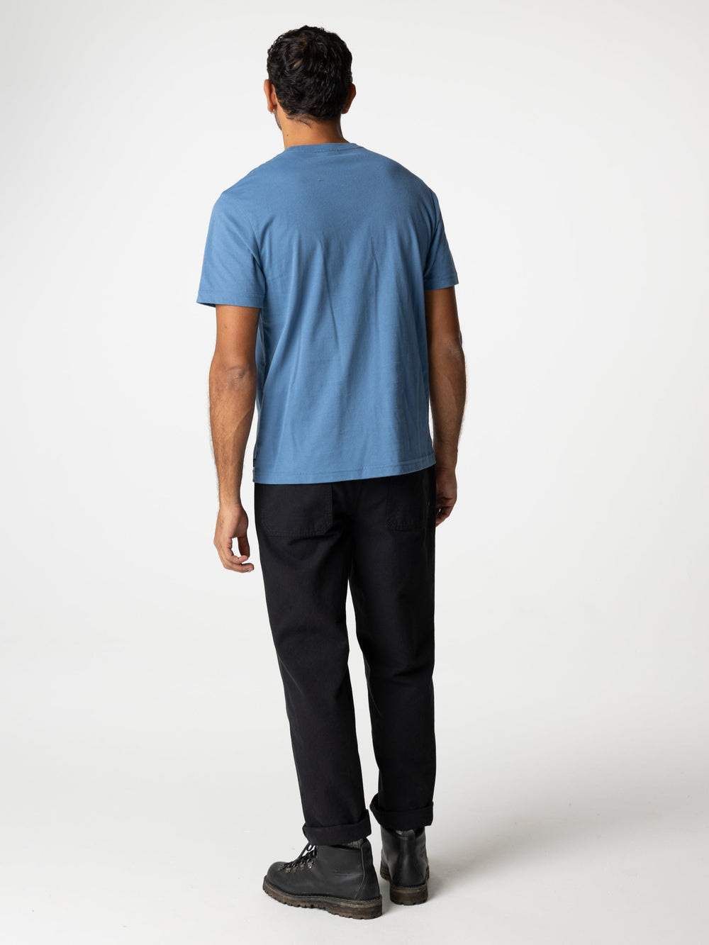 Organic Cotton T-Shirt in Blue - Diamond