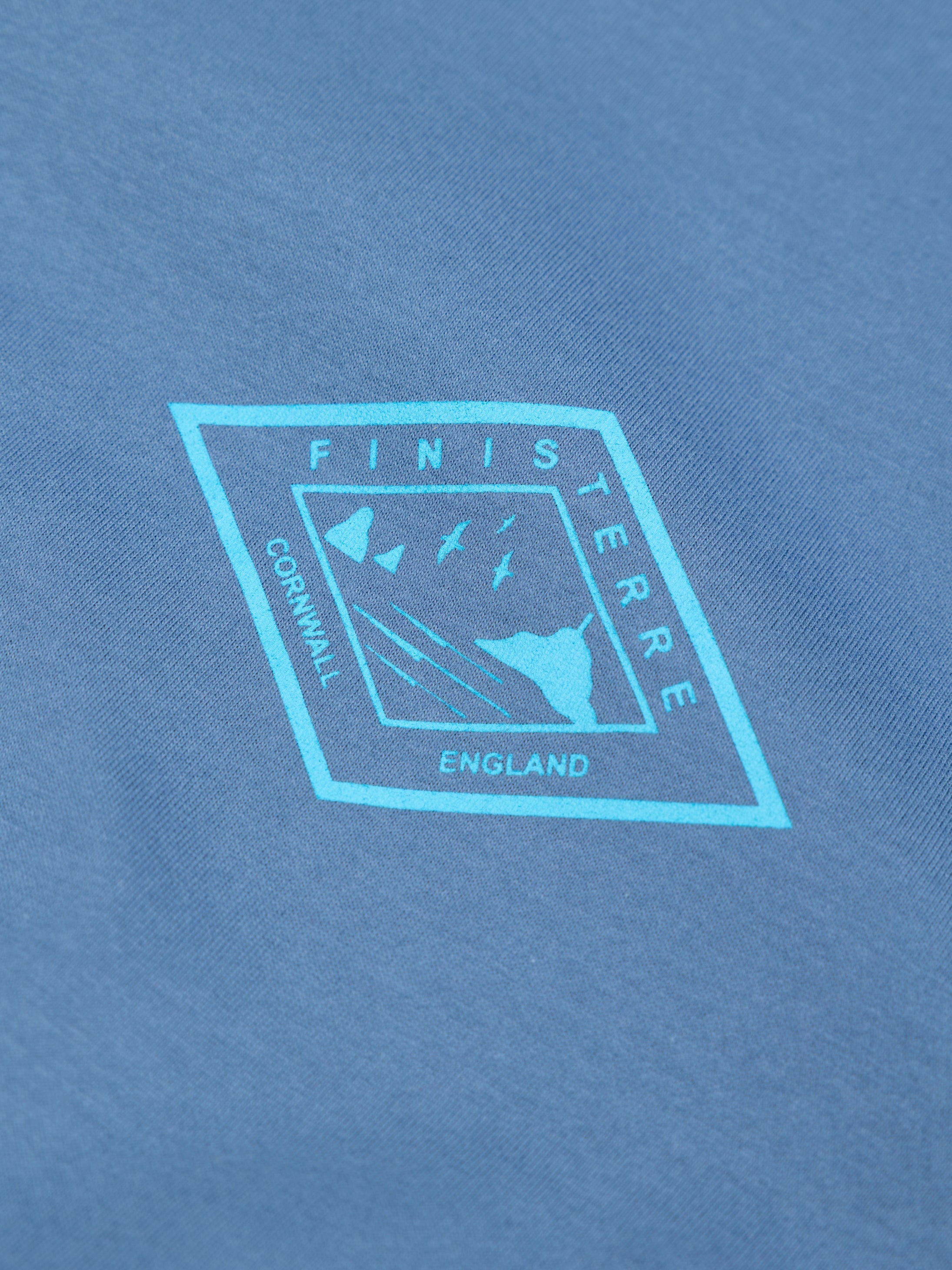 Organic Cotton T-Shirt in Blue - Diamond