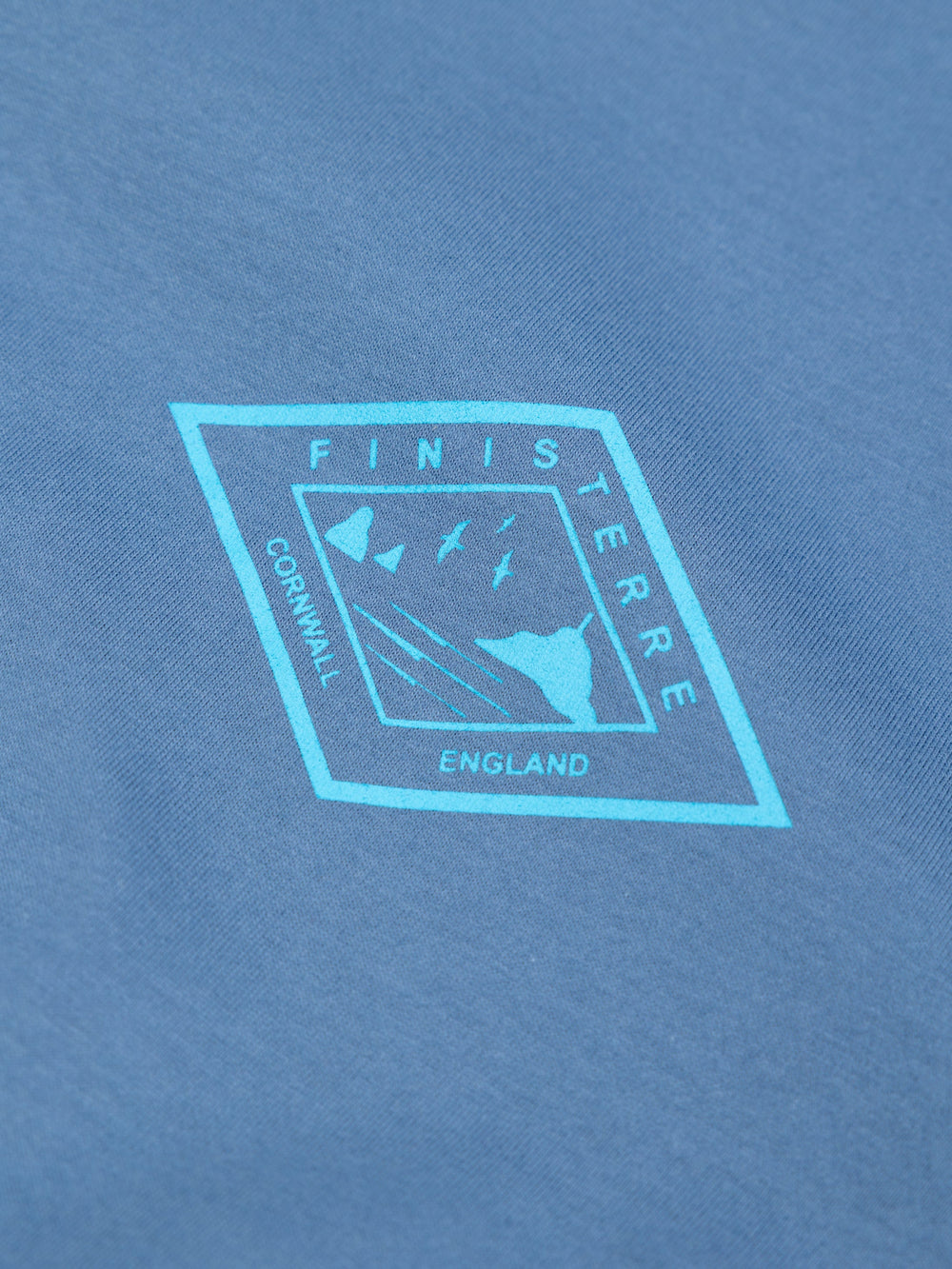 Organic Cotton T-Shirt in Blue - Diamond
