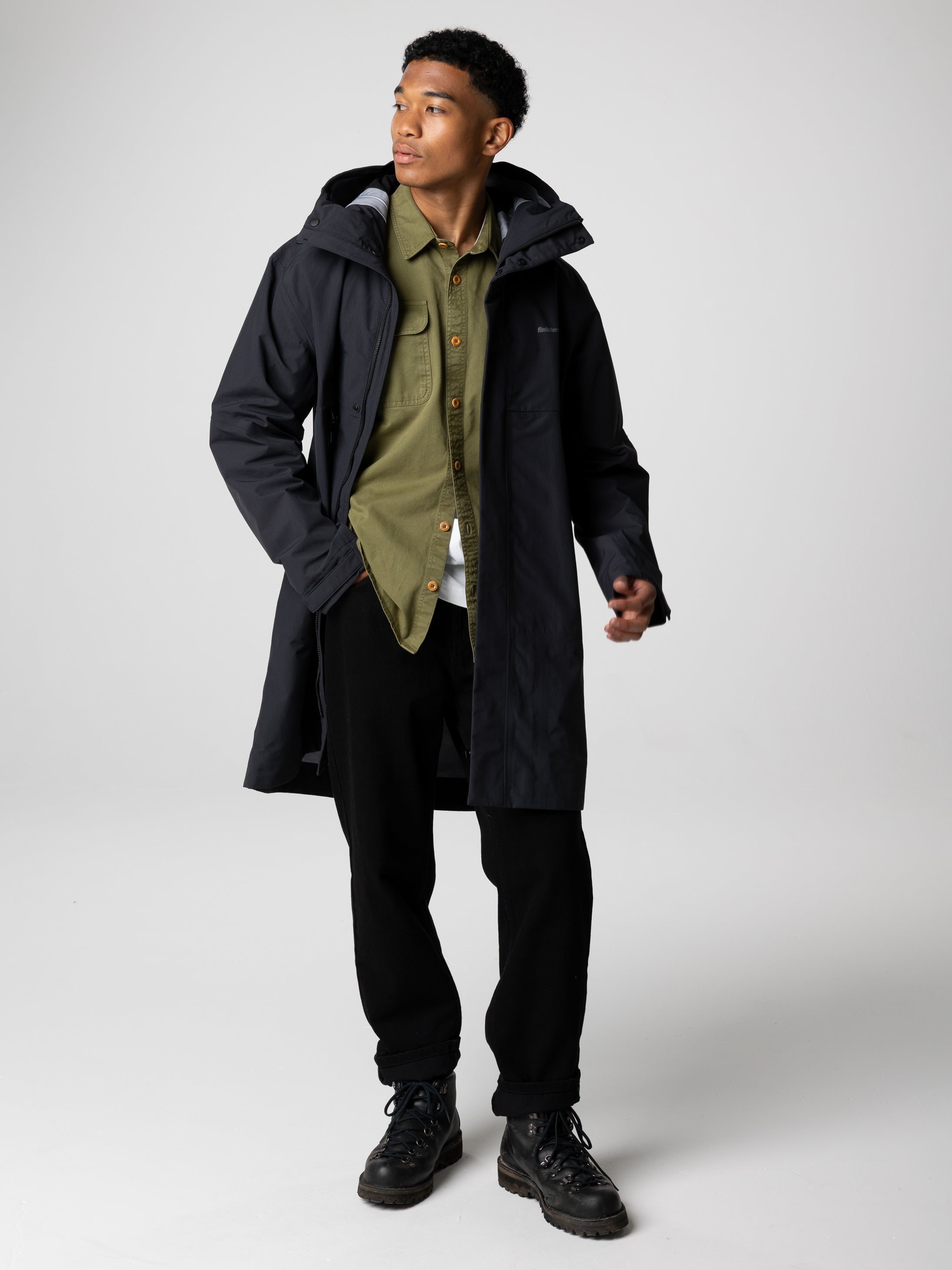 Organic Cotton Shirt in Seagrass - Eddystone
