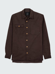 Organic Cotton Shirt in Brown - Eddystone