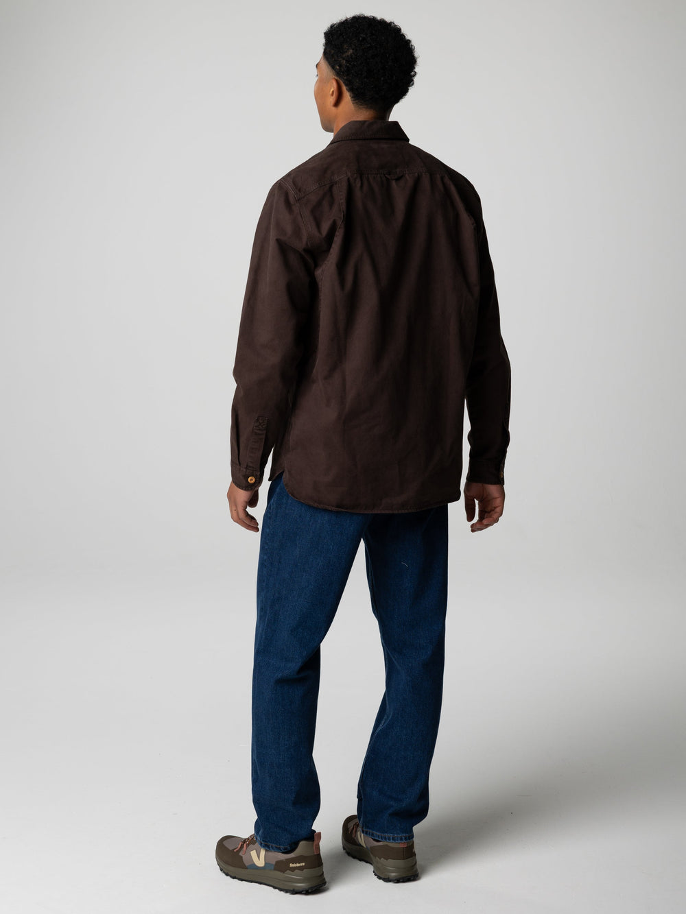 Organic Cotton Shirt in Brown - Eddystone