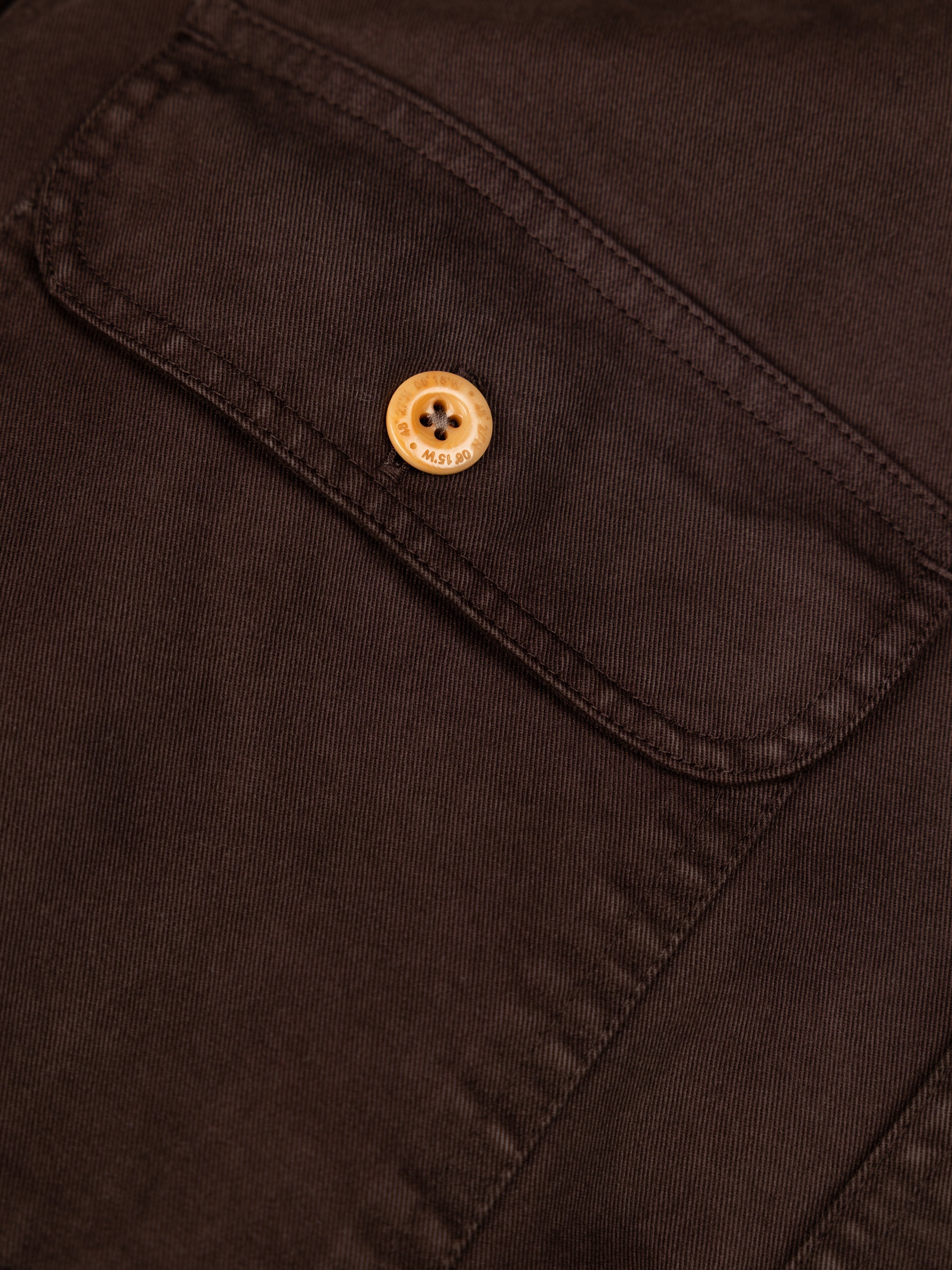 Organic Cotton Shirt in Brown - Eddystone