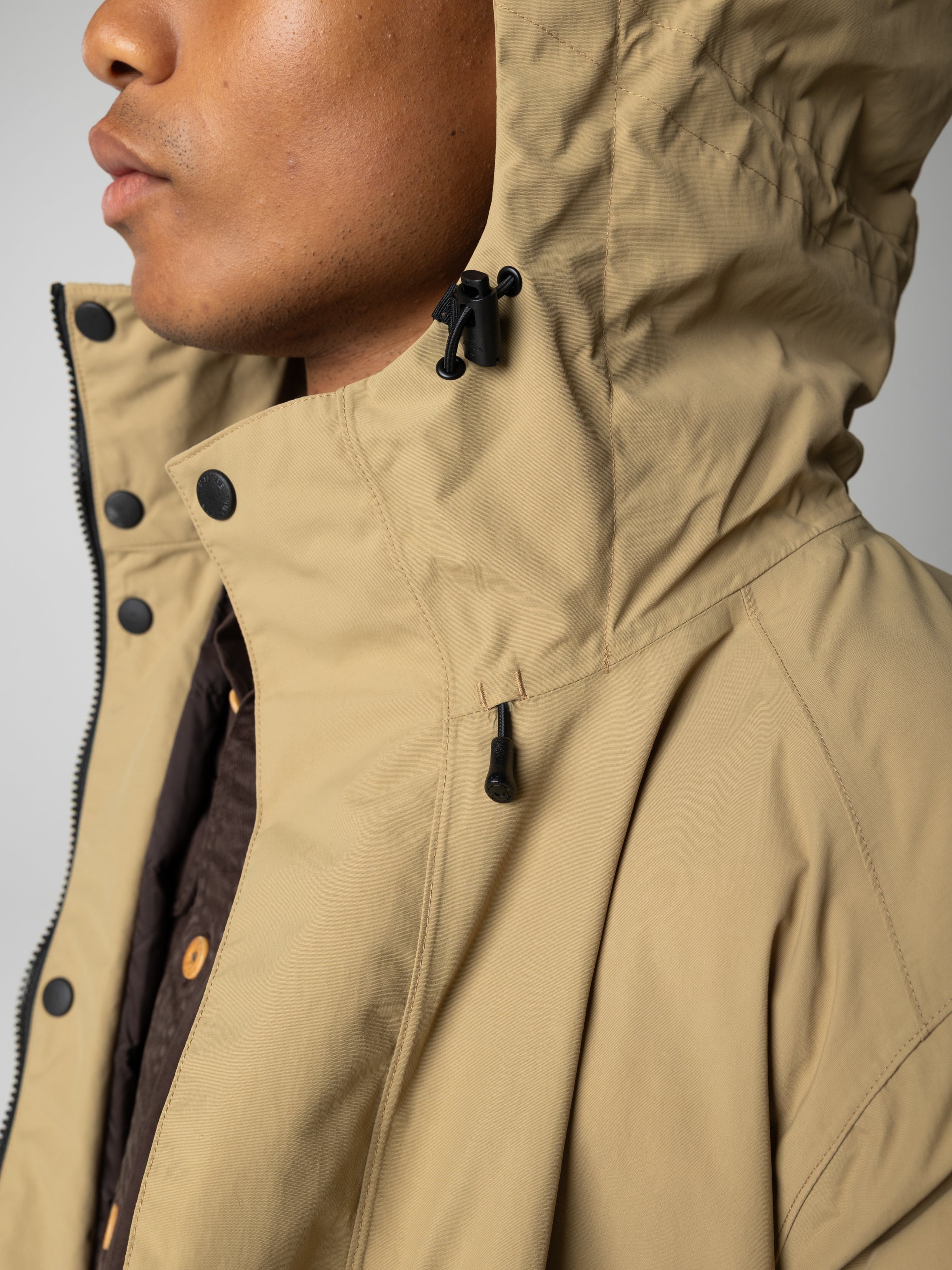 Recycled Waterproof Jacket in Flint