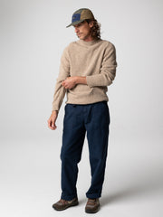 Wool Jumper in Taupe - Furlong