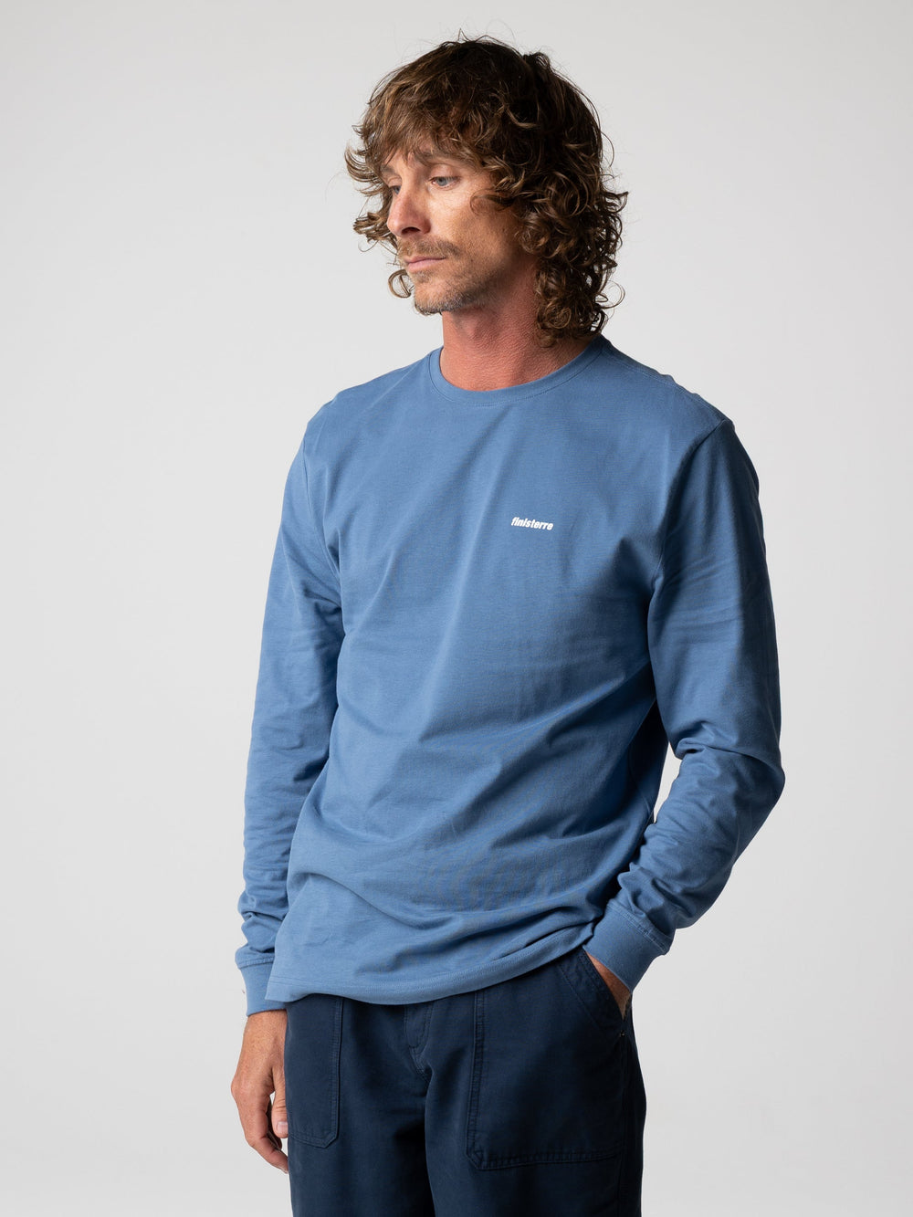 Organic Cotton T-Shirt in Blue - Harlyn