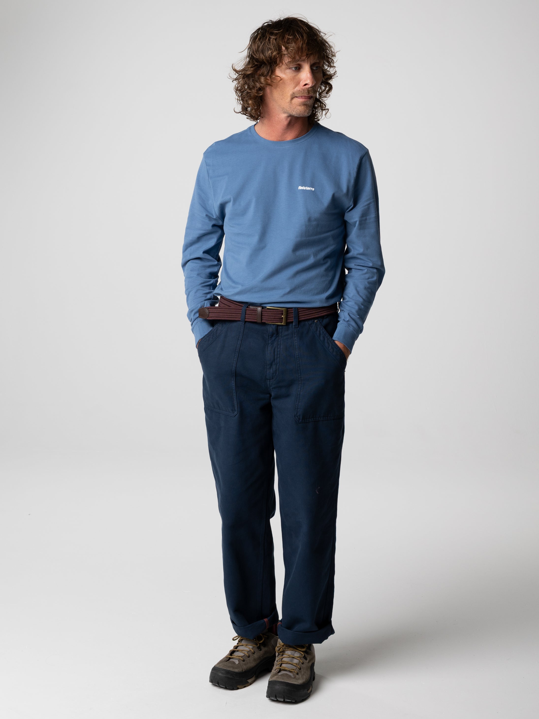 Organic Cotton T-Shirt in Blue - Harlyn
