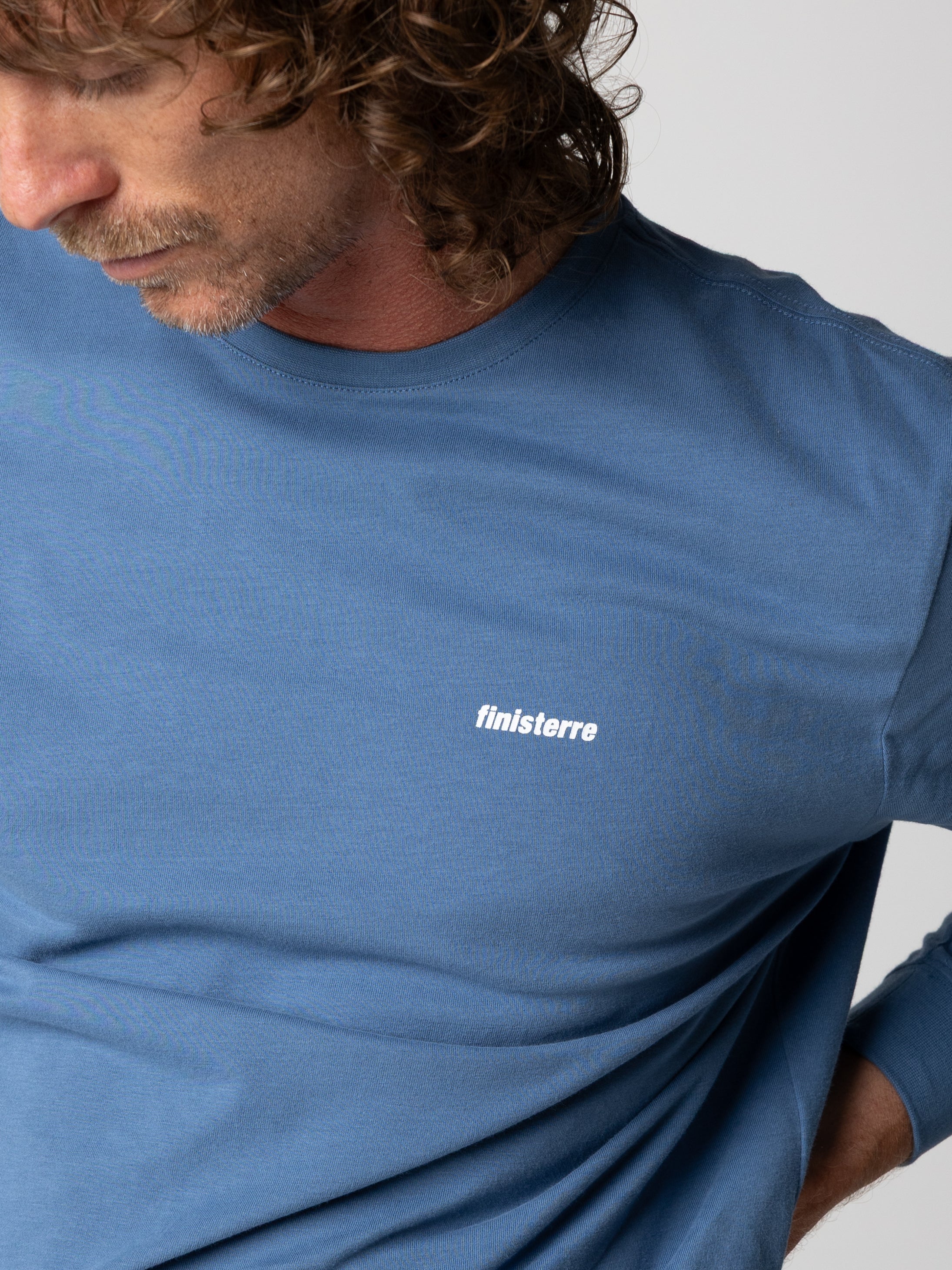 Organic Cotton T-Shirt in Blue - Harlyn