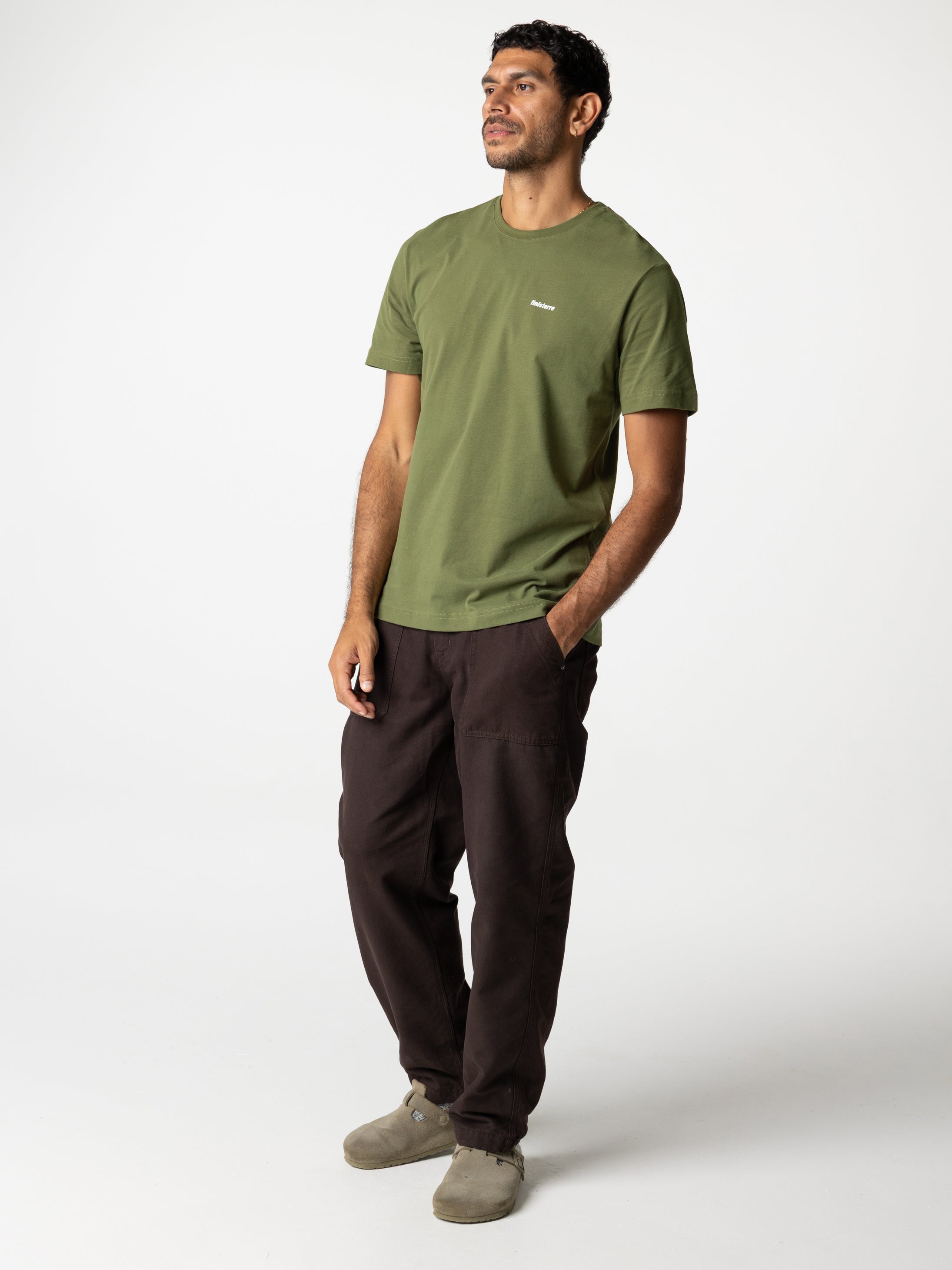 Organic Cotton T-Shirt in Seagrass - Harlyn