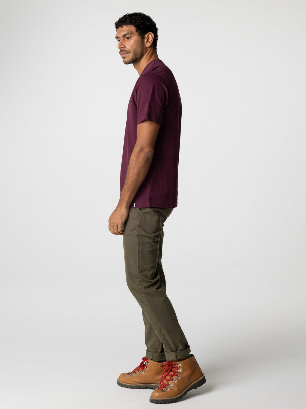 Organic Cotton T-Shirt in Pink - Harlyn