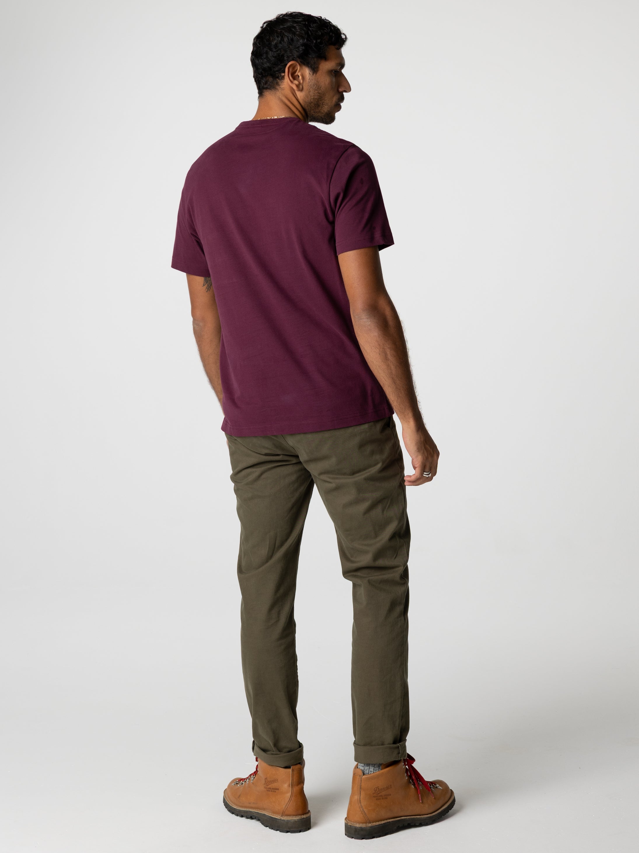Organic Cotton T-Shirt in Pink - Harlyn