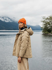 Recycled Waterproof Jacket in Flint - Isla