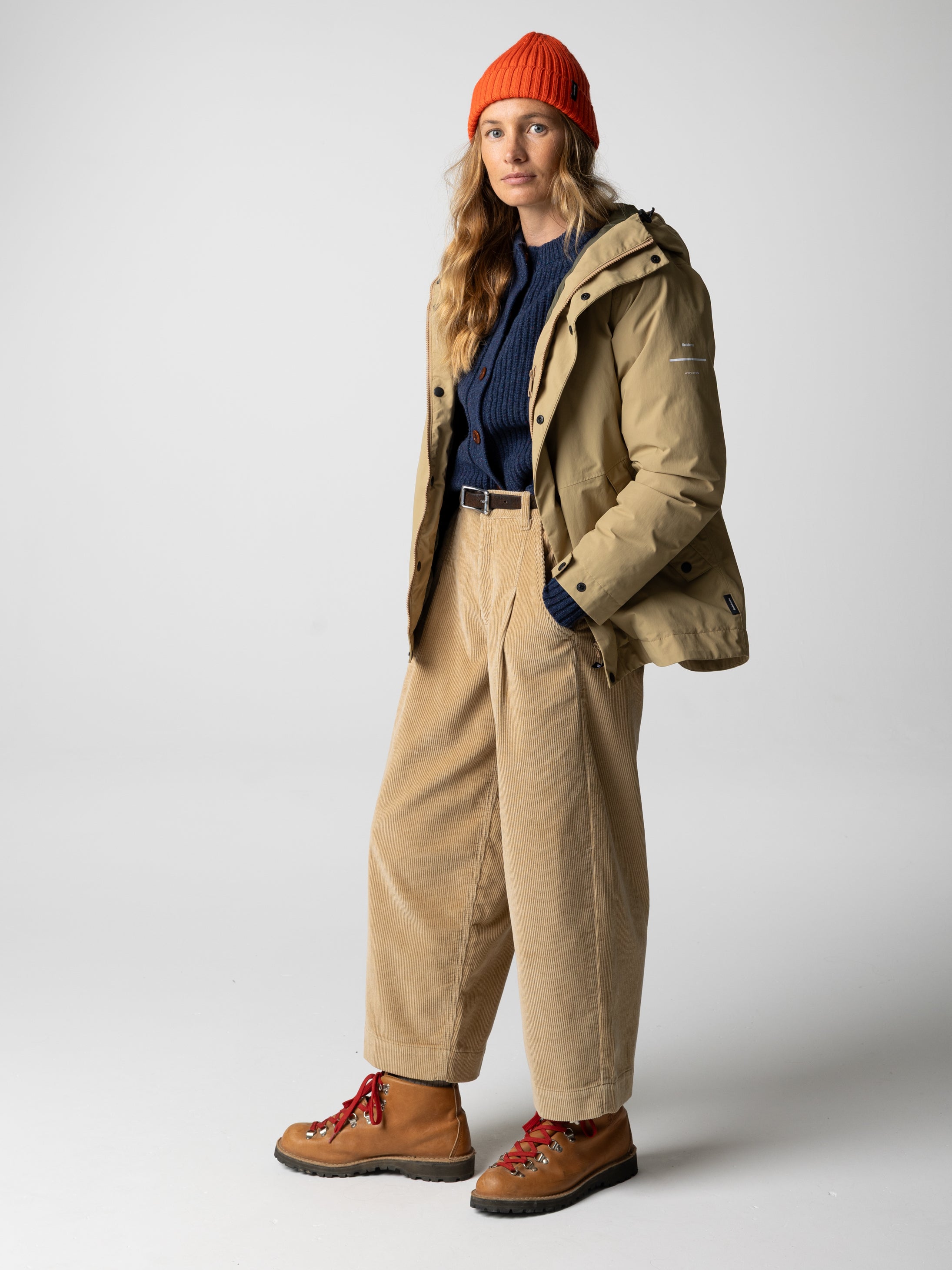 Recycled Waterproof Jacket in Flint - Isla