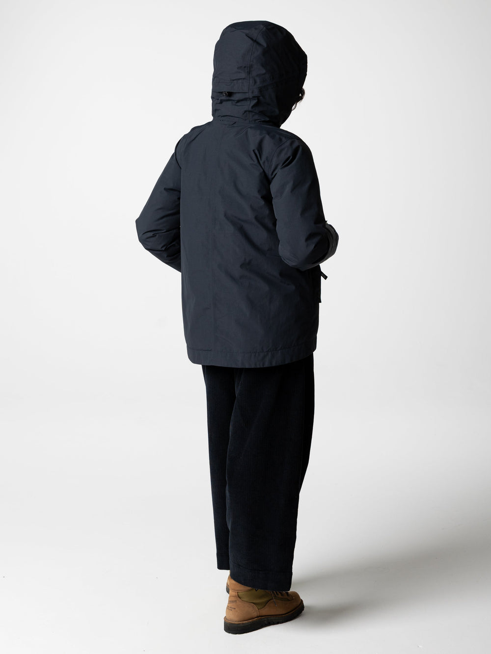Recycled Waterproof Jacket in Black - Isla