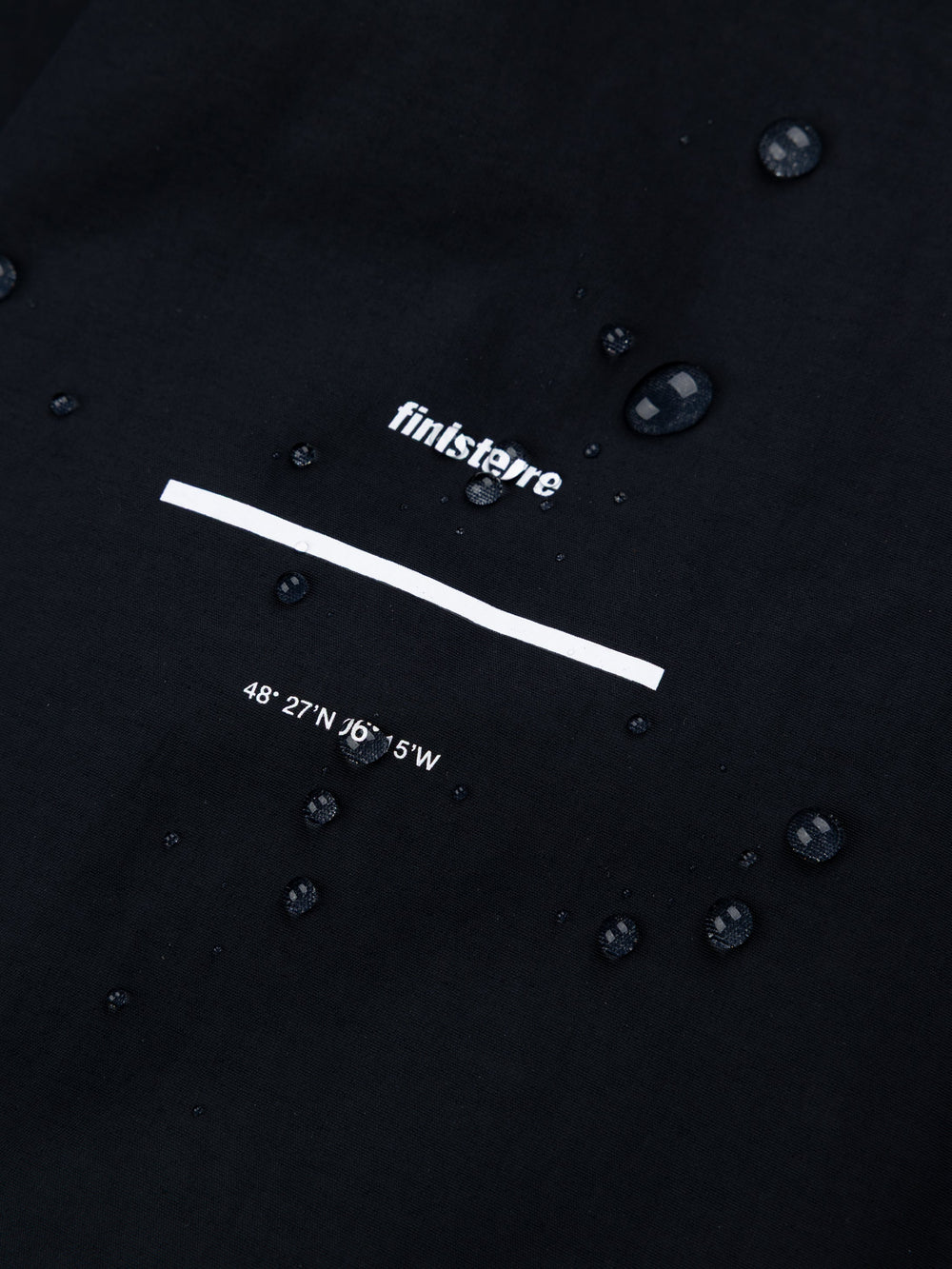 Recycled Waterproof Jacket in Black - Isla