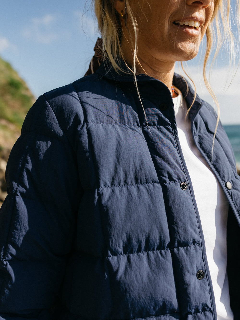 Recycled Insulated Coat in Blue - Lapwing