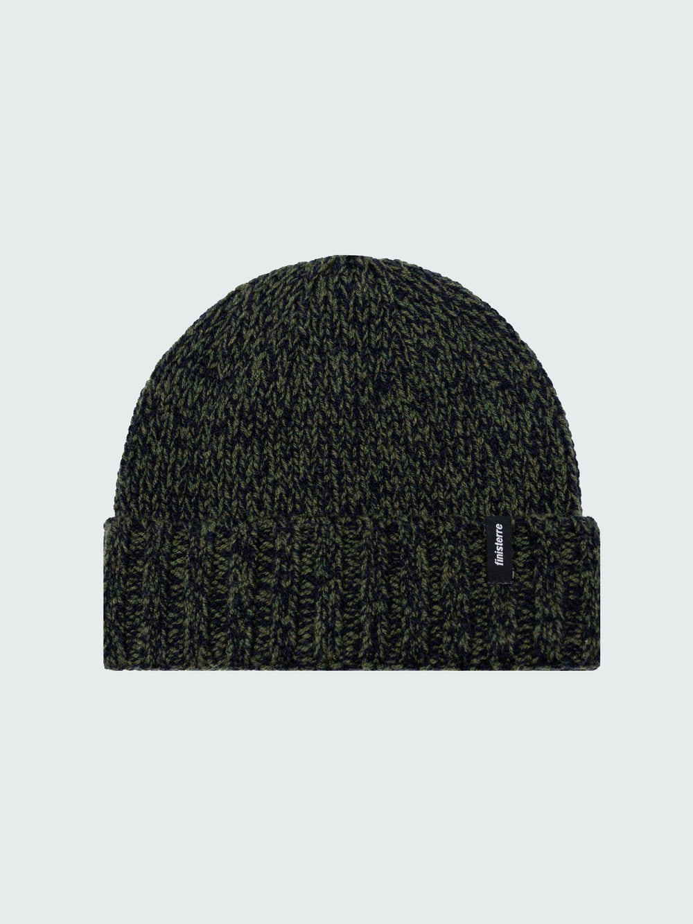 Wool Beanie in Olive/Navy - Lewth