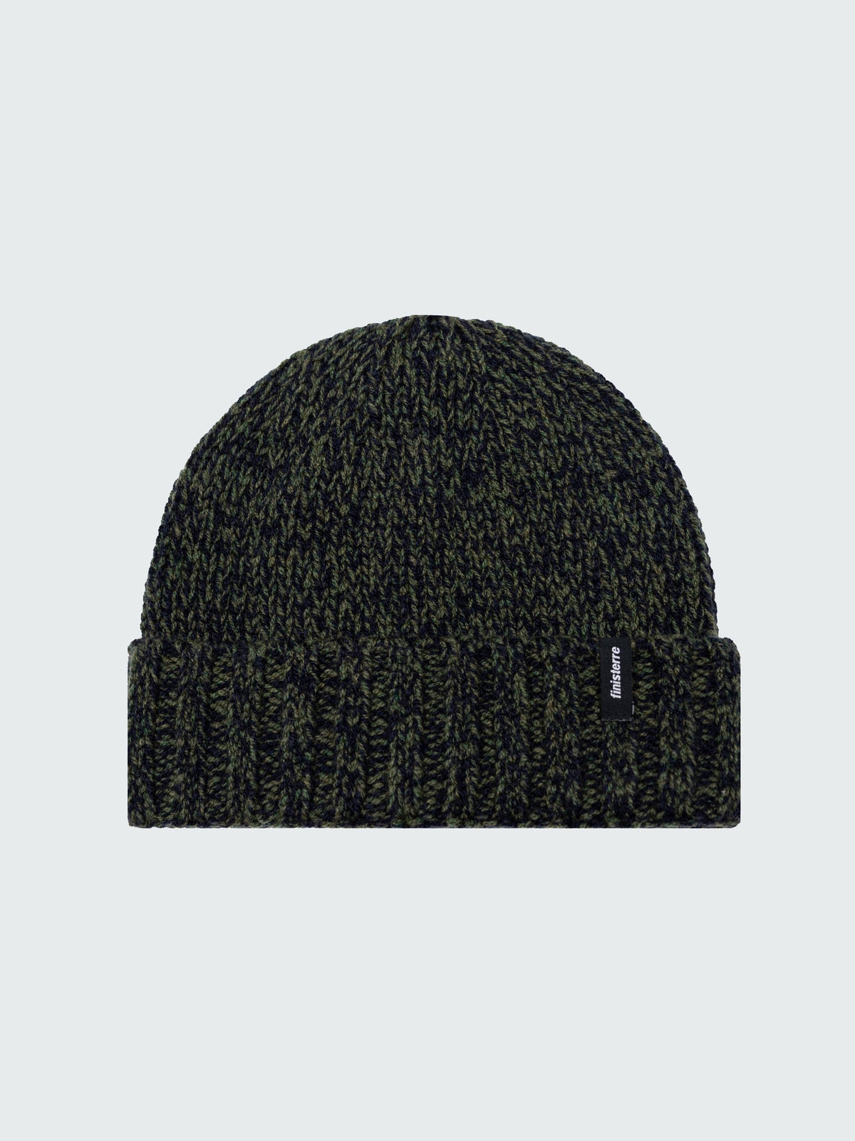 Wool Beanie in Olive/Navy - Lewth