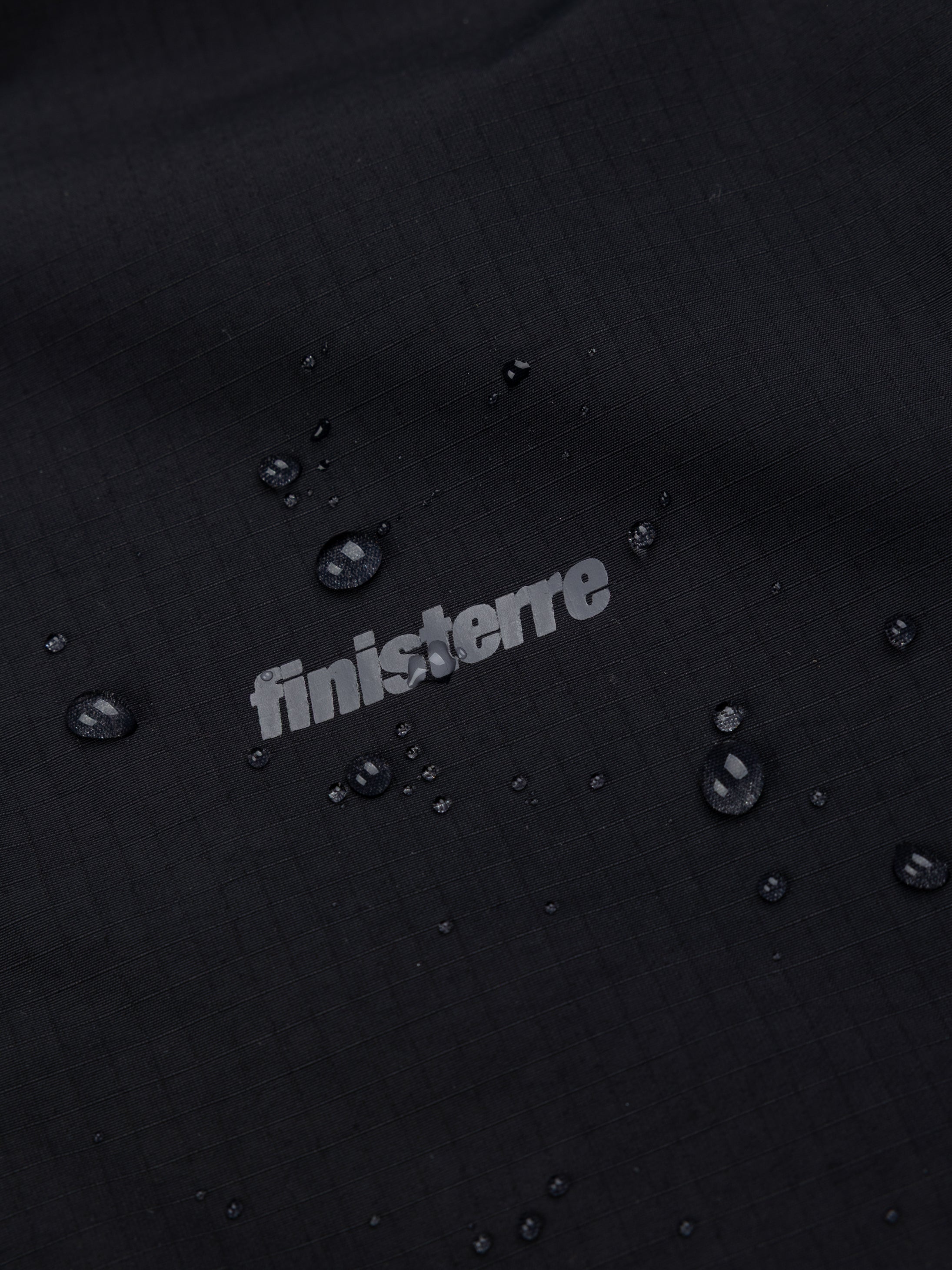 Recycled Longline Waterproof in Black