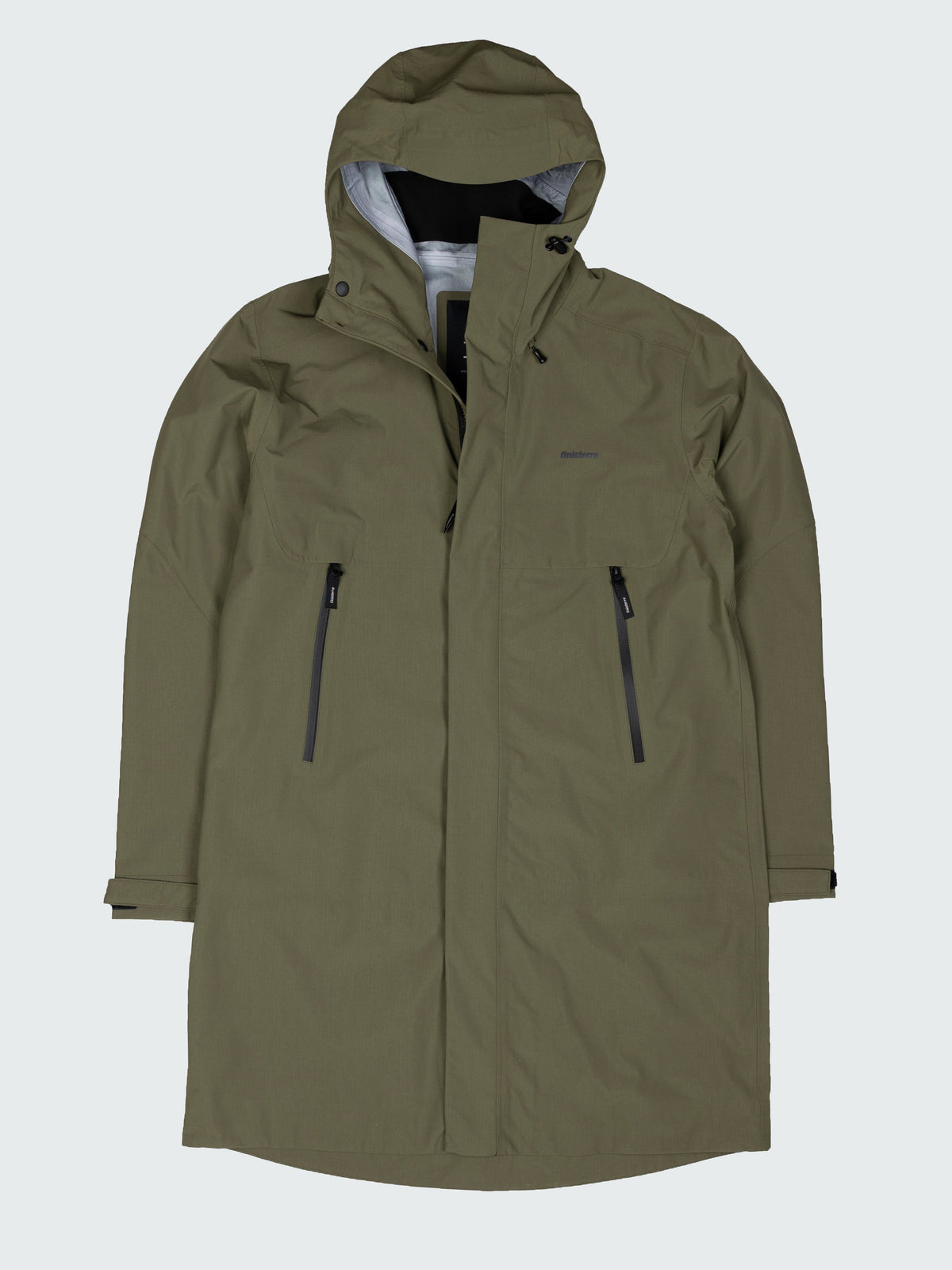 Recycled Longline Waterproof in Olive