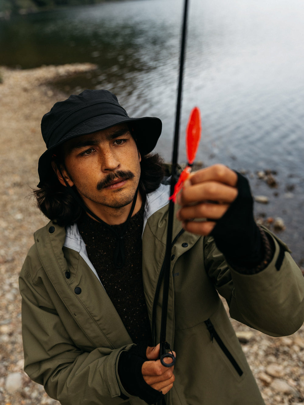 Recycled Longline Waterproof in Olive