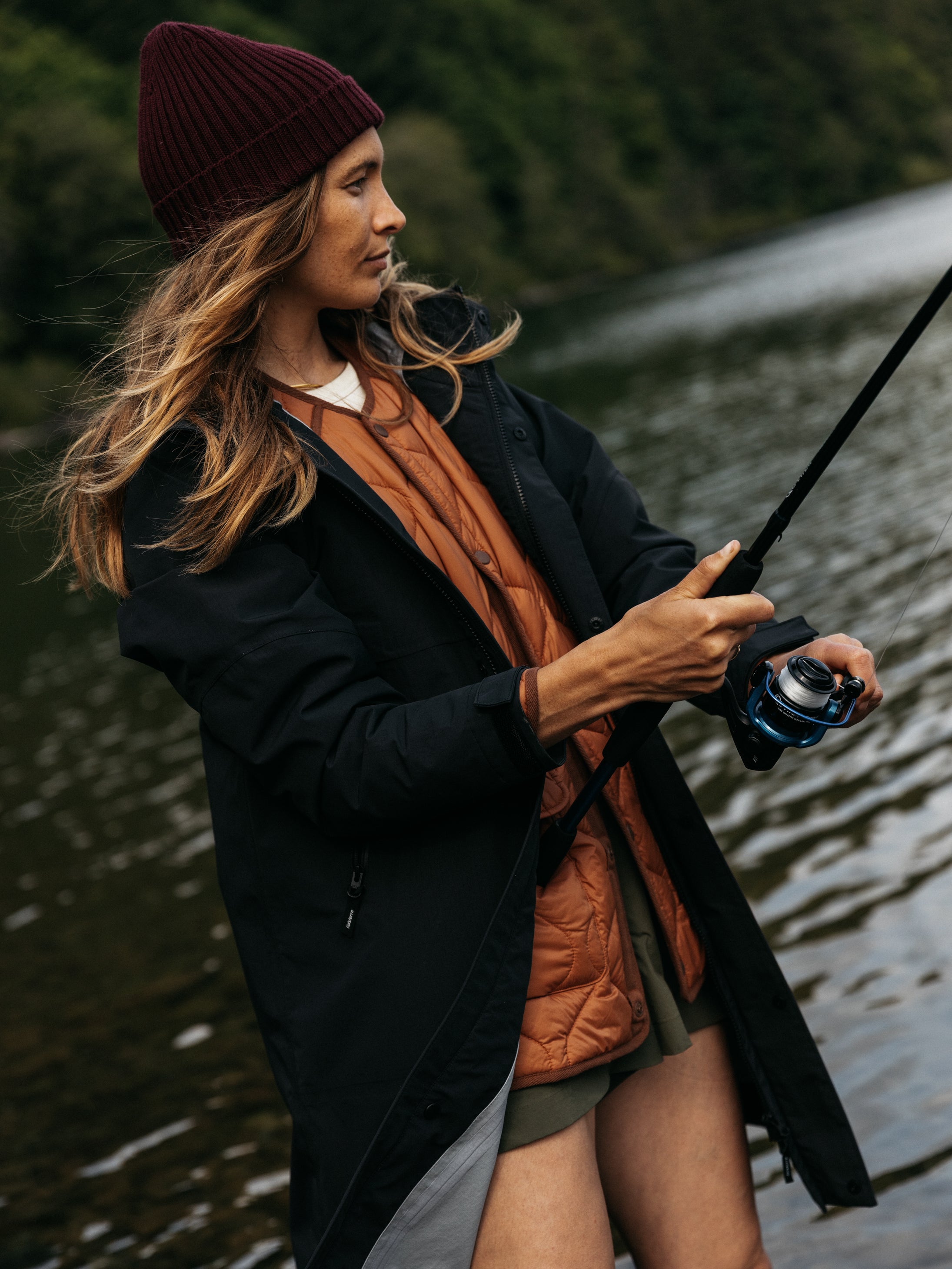 Longline Waterproof in Black - Stormbird