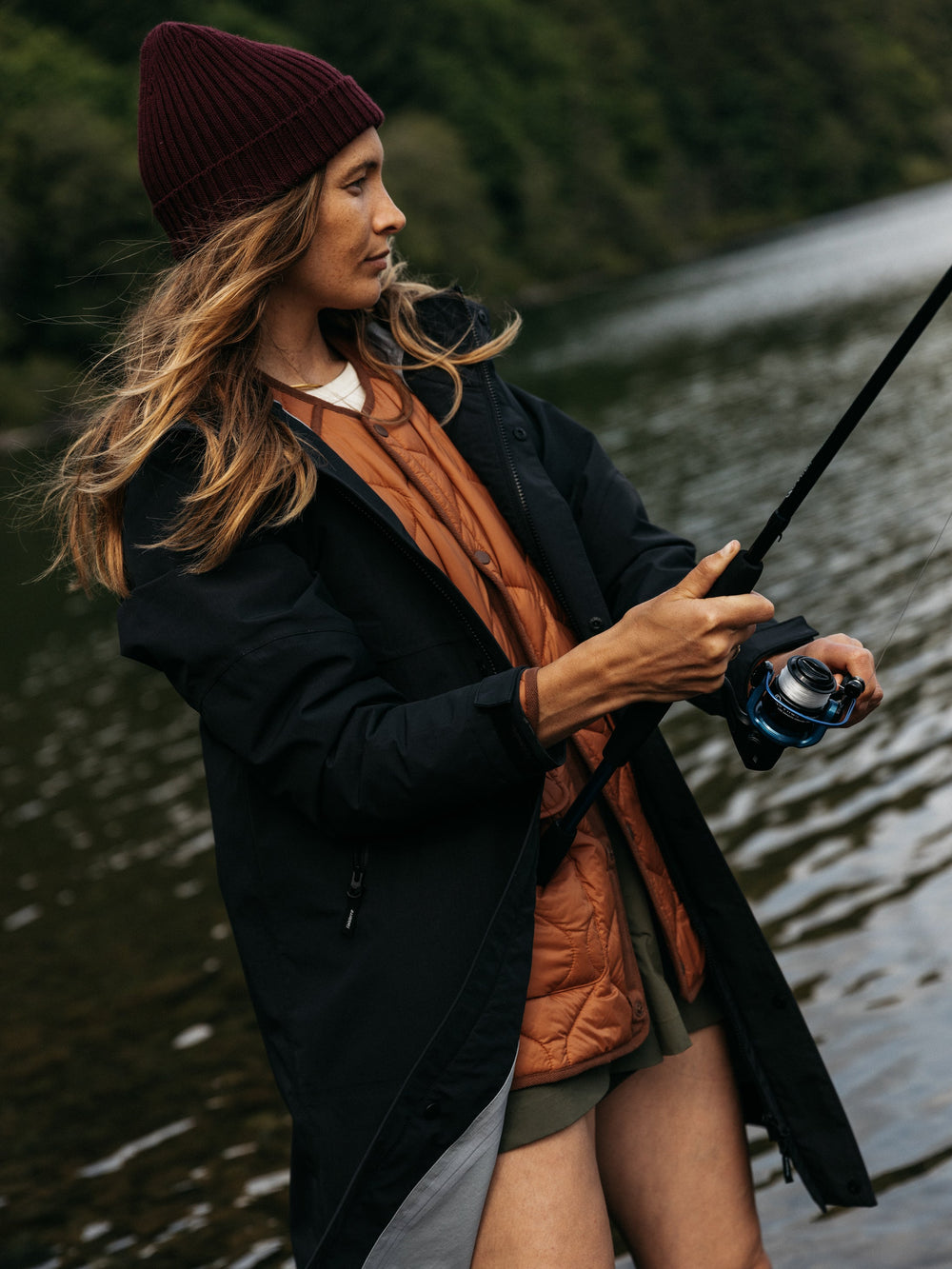 Longline Waterproof in Black - Stormbird