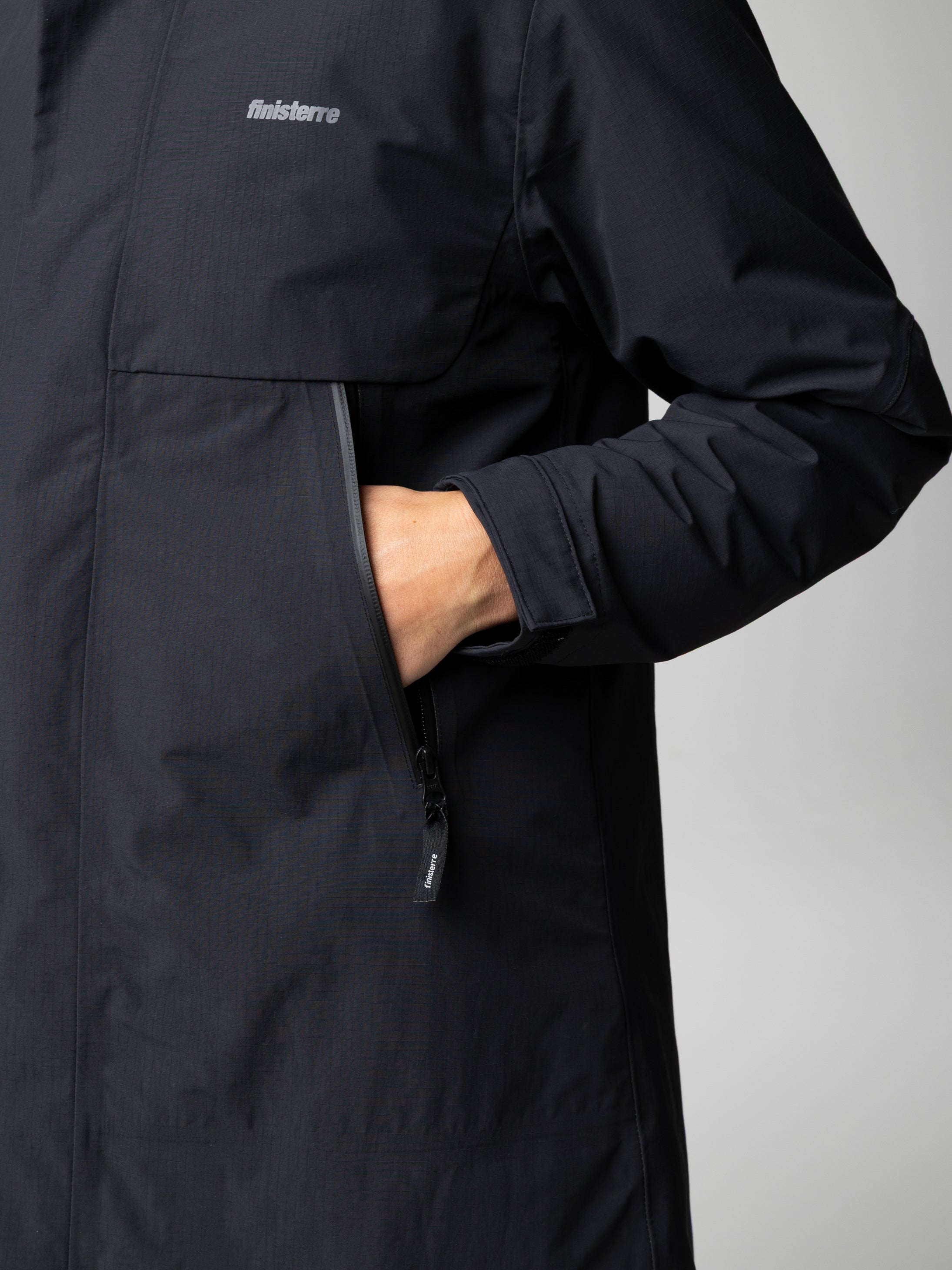 Longline Waterproof in Black - Stormbird