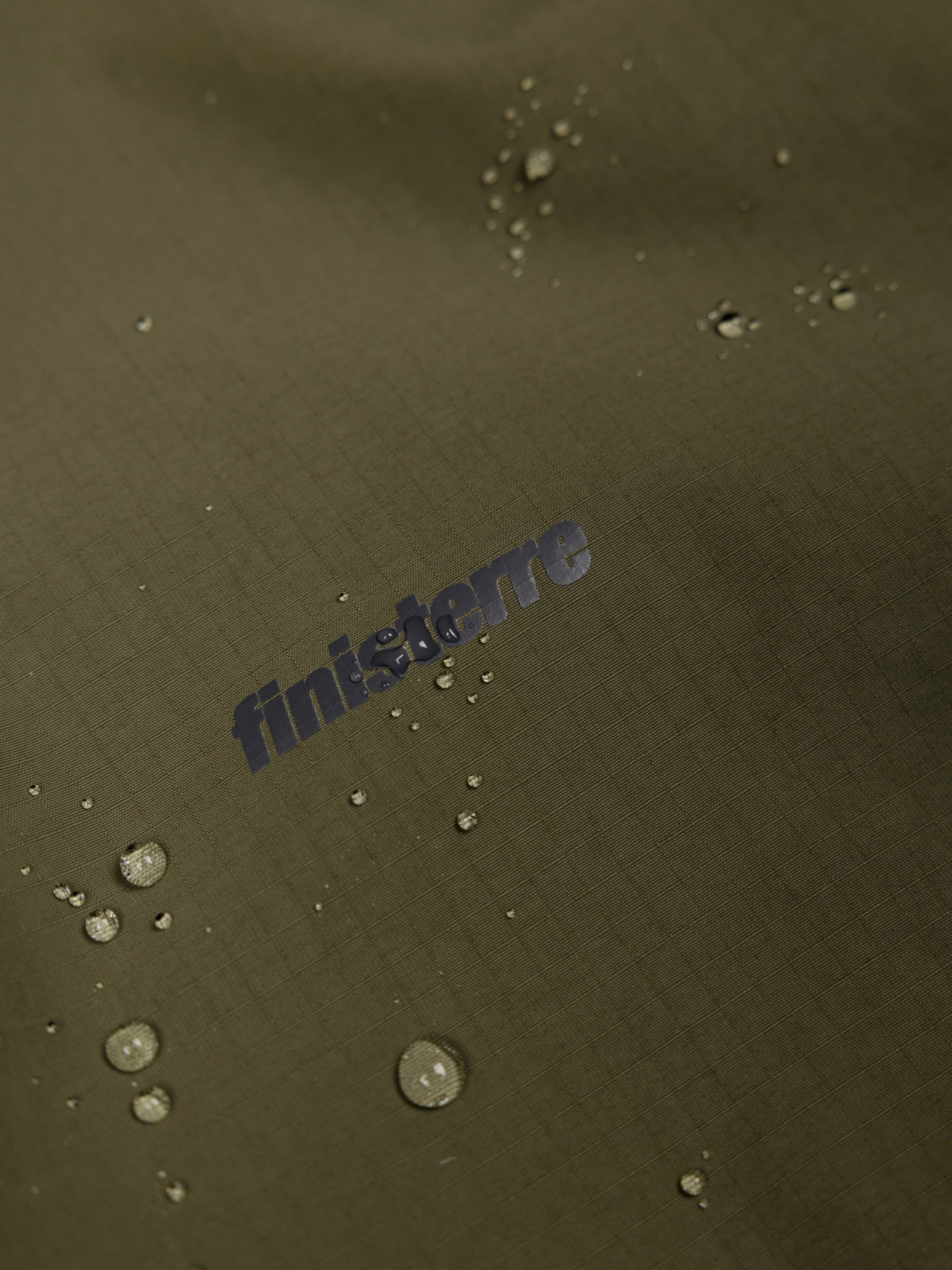 Recycled Longline Waterproof Jacket in Olive - Stormbird