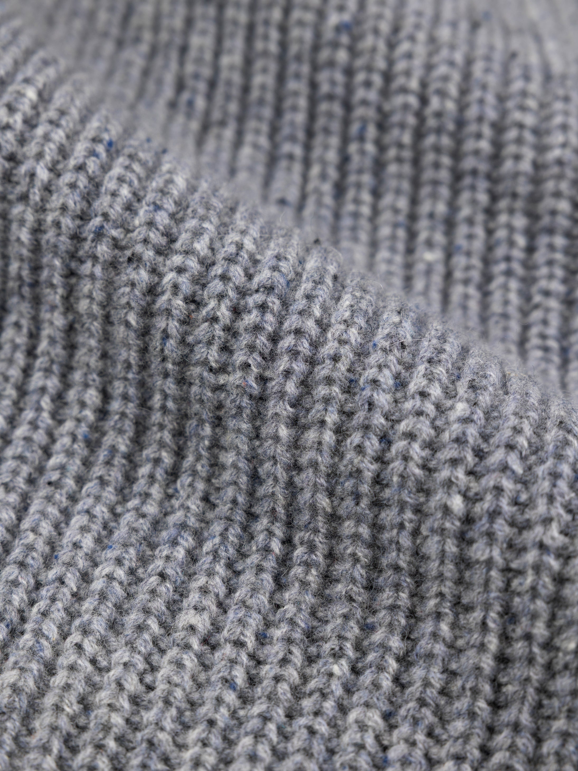 Wool Jumper in Grey Blue - Mora