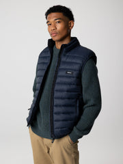 Recycled Gilet in Navy - Nimbus