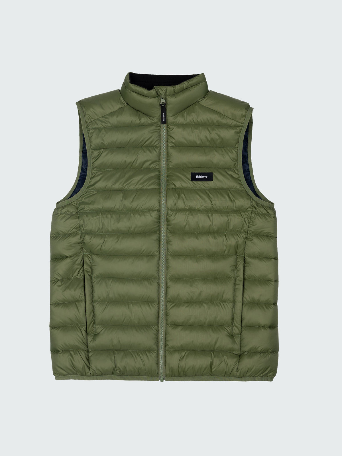 Recycled Gilet in Seagrass - Nimbus