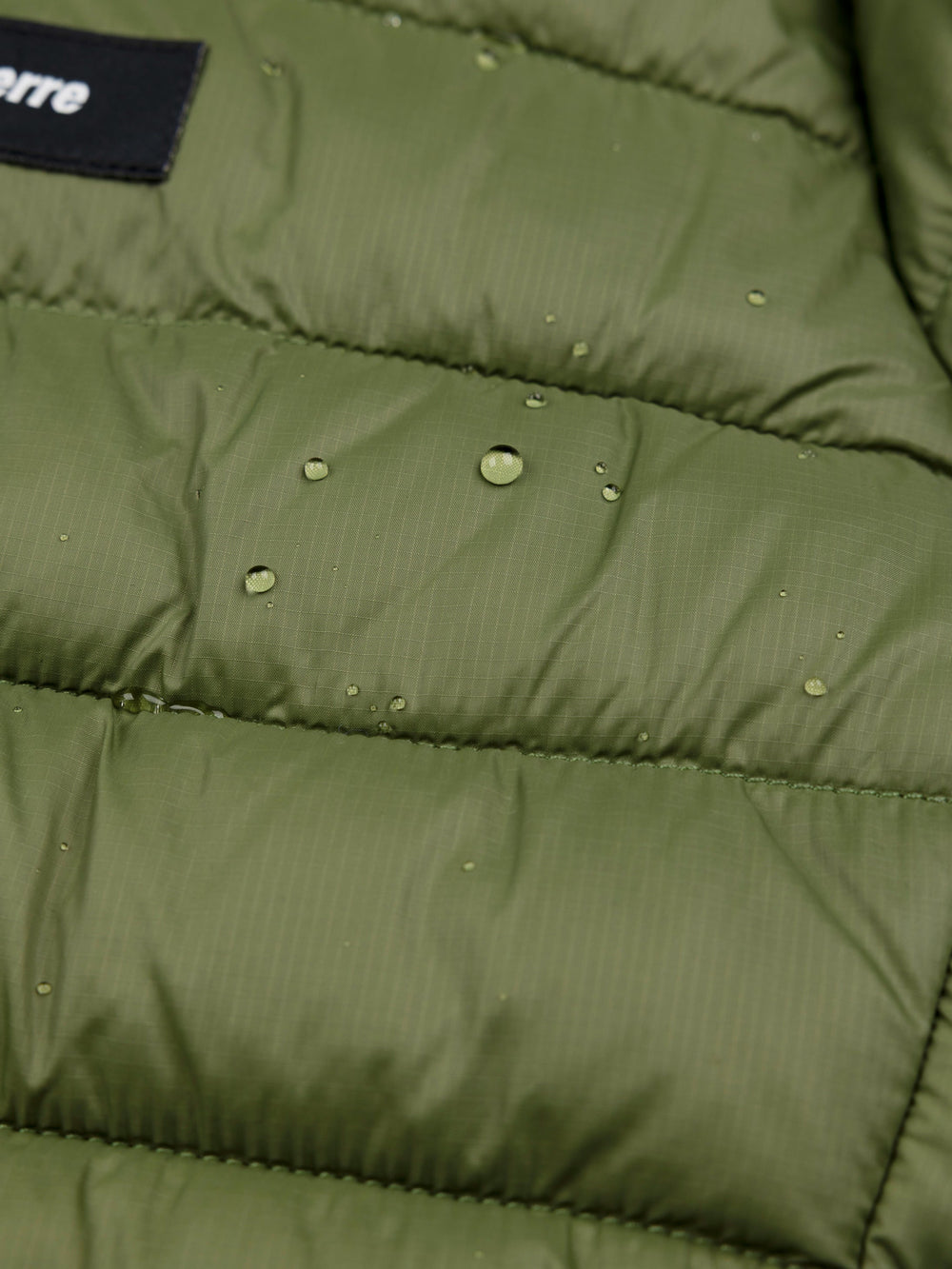 Recycled Hooded Jacket in Seagrass - Nimbus