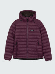 Recycled Hooded Jacket in Plum - Nimbus