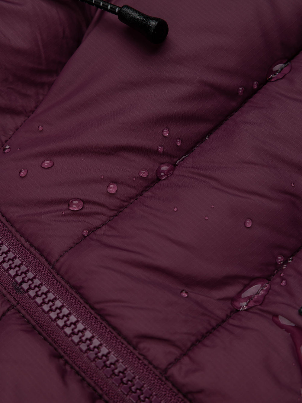 Recycled Hooded Jacket in Plum - Nimbus