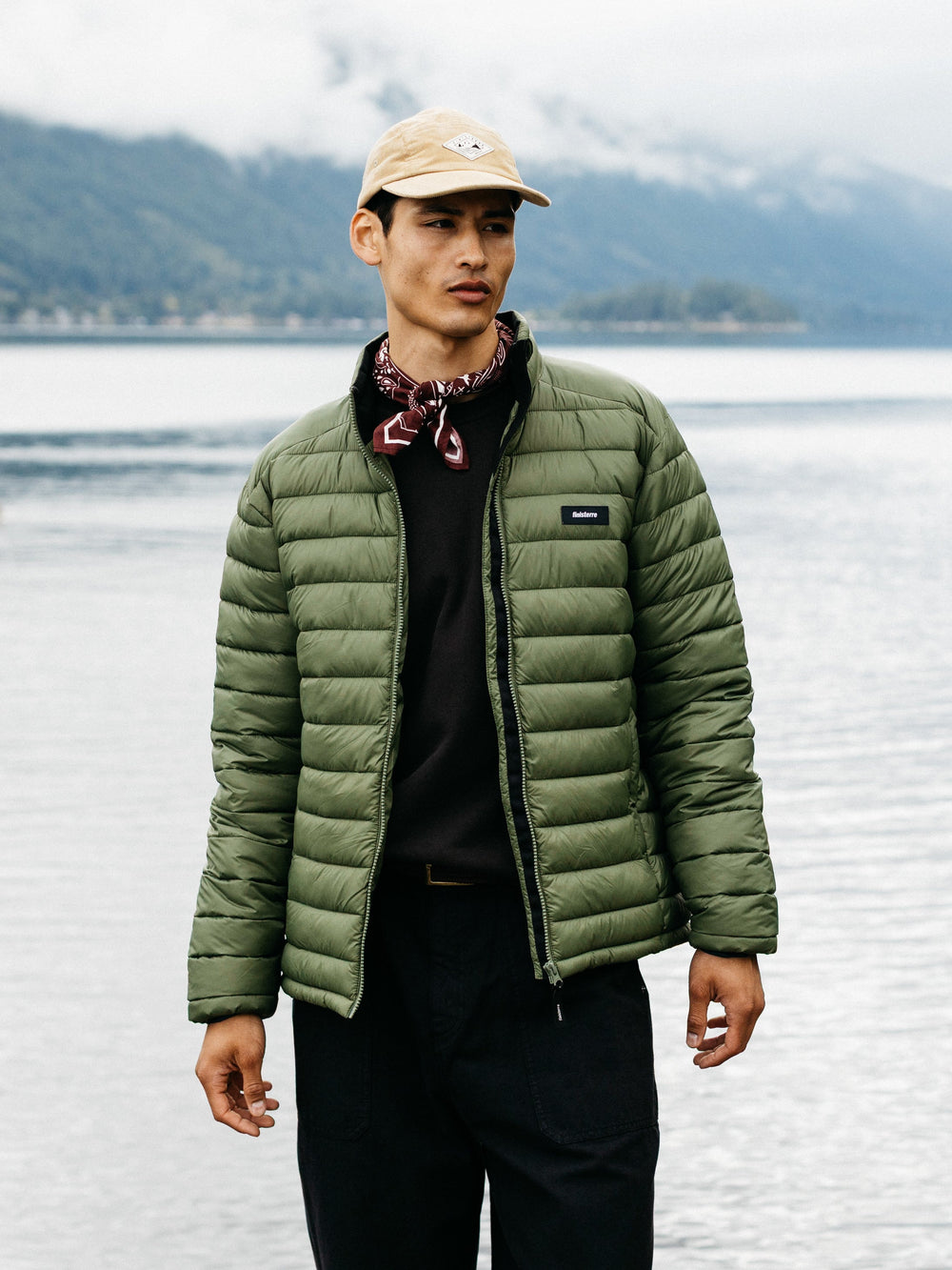 Recycled Jacket in Seagrass - Nimbus