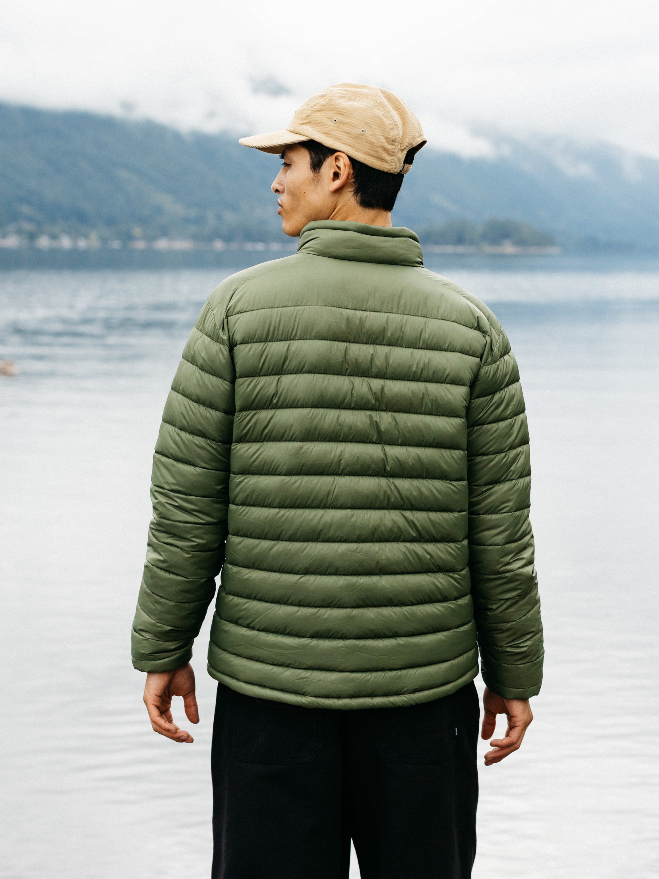 Recycled Jacket in Seagrass - Nimbus