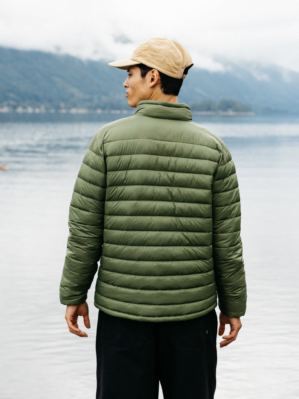 Recycled Jacket in Seagrass - Nimbus