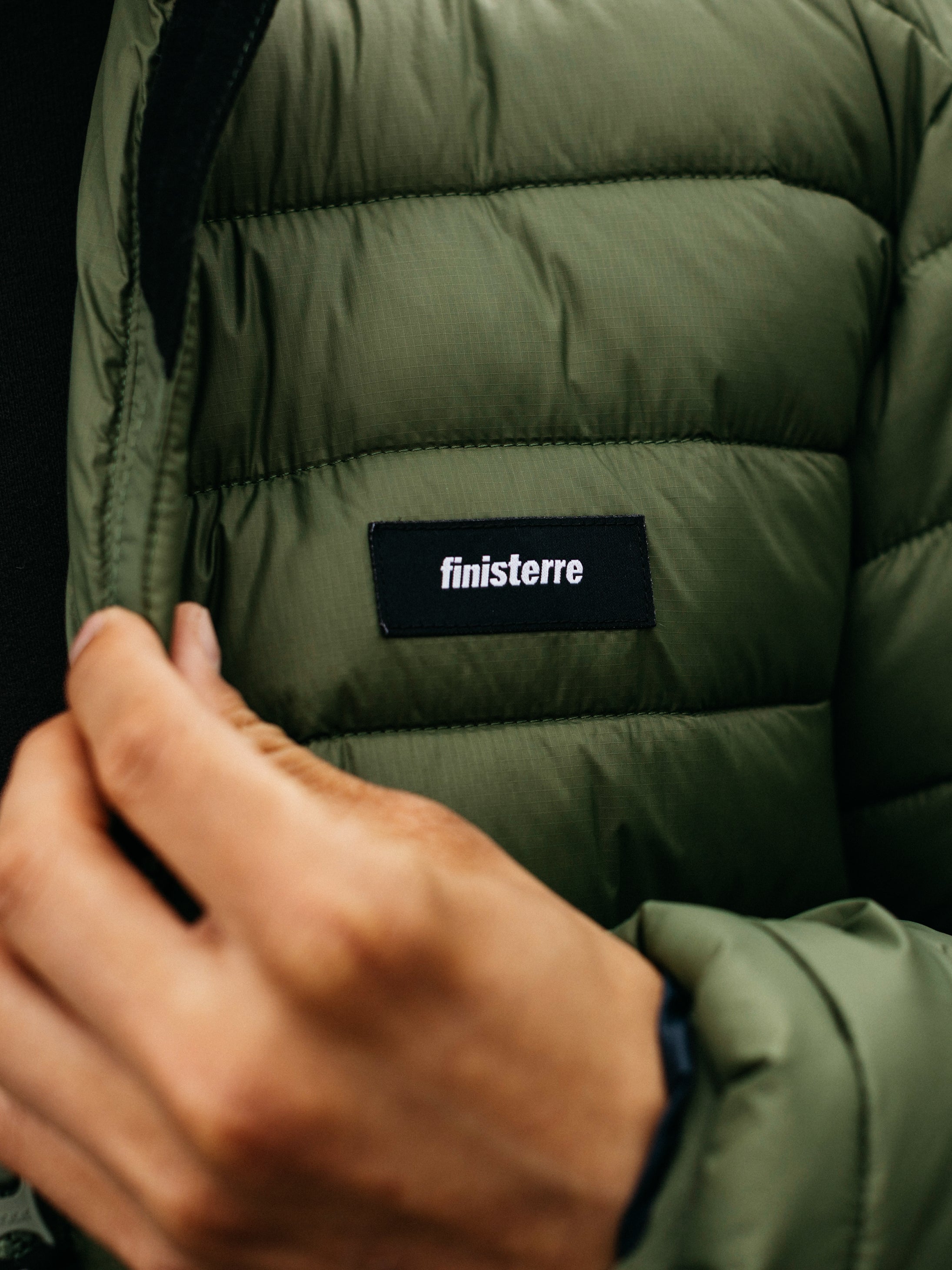 Recycled Jacket in Seagrass - Nimbus