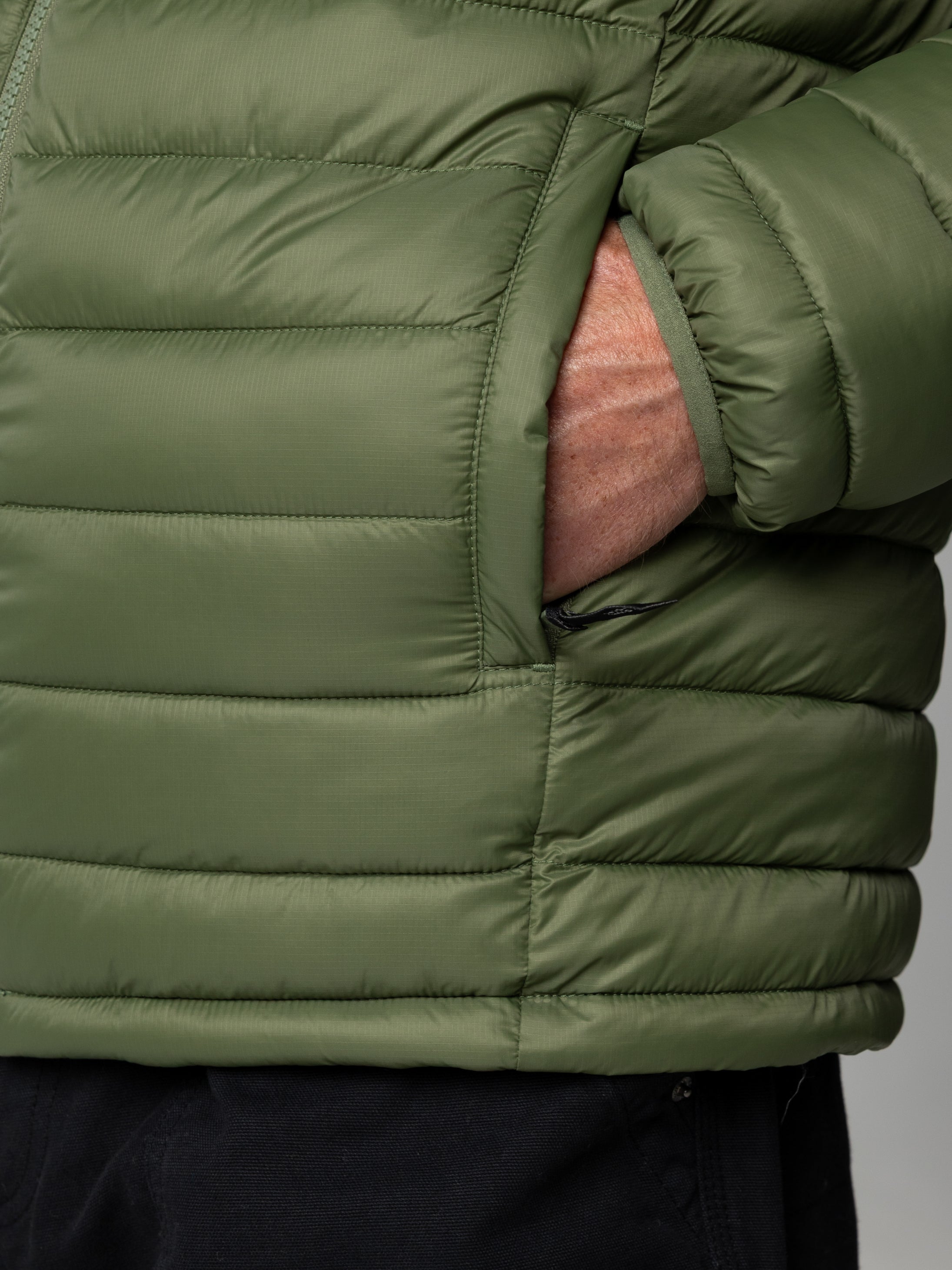 Recycled Jacket in Seagrass - Nimbus