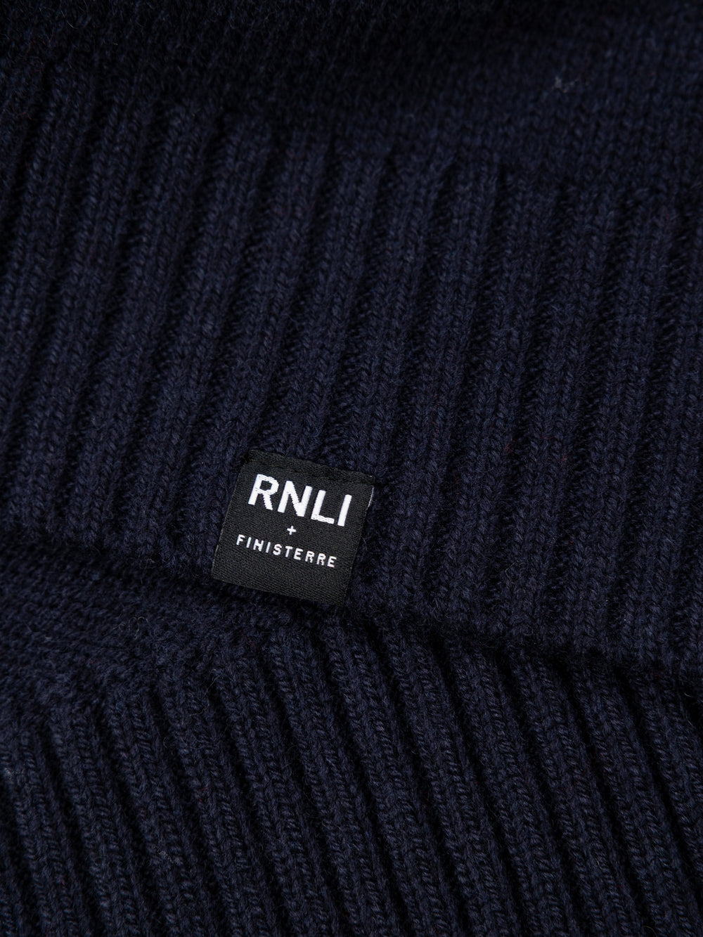 Wool Knit Jumper in Navy - Polperro